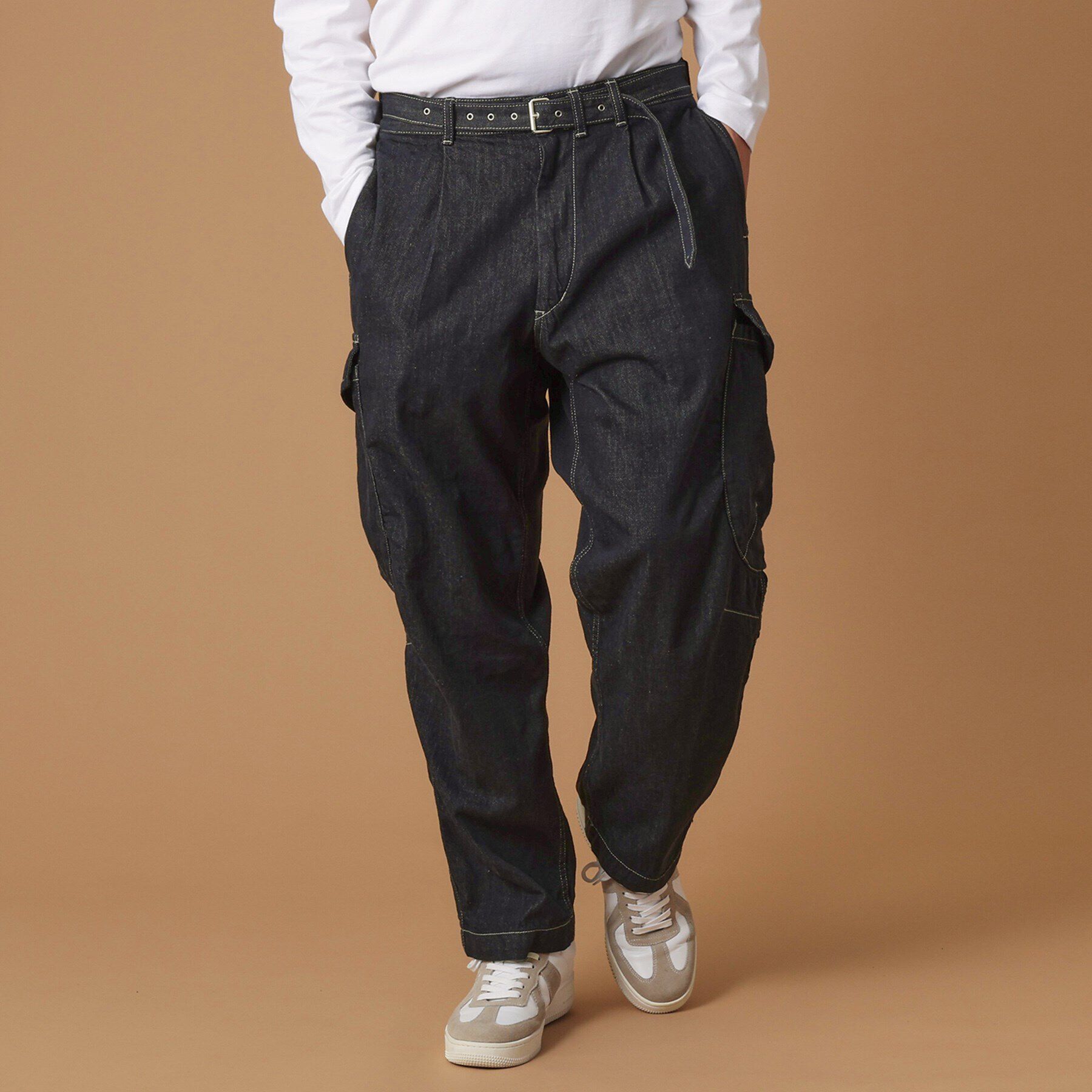 40CARATS&525「525DENIM　カーゴパンツ」|その他|ブルー(093)