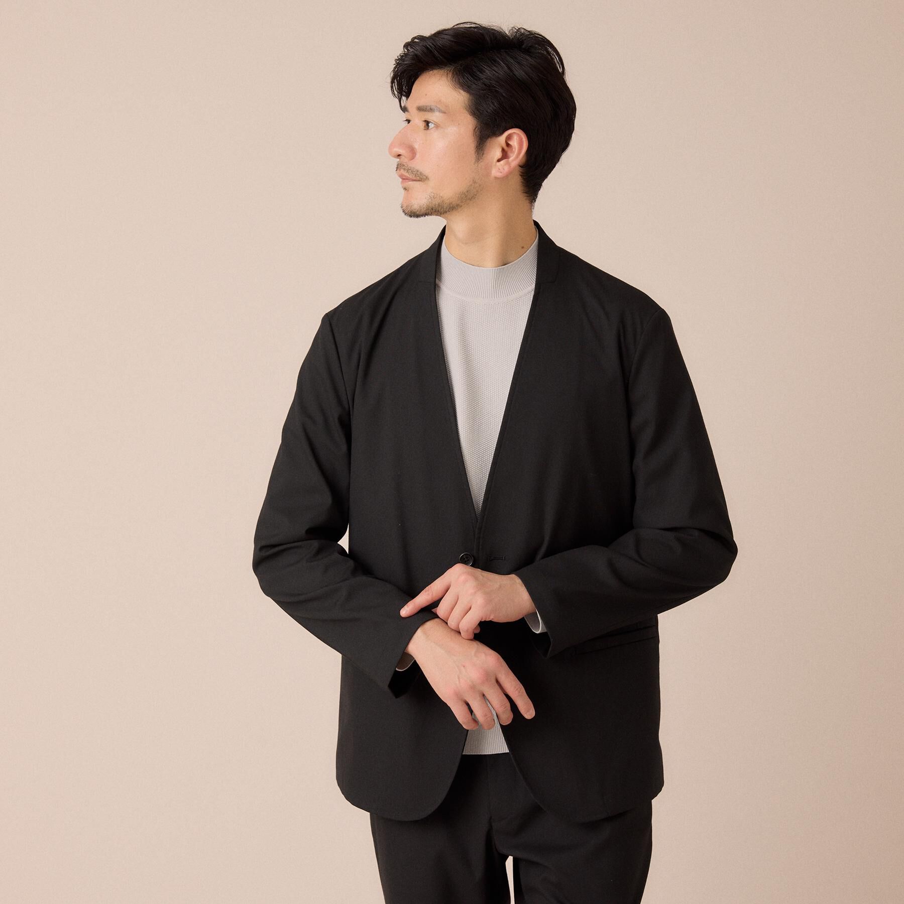 TAKEO KIKUCHI「【ON／OFF兼用】ノーカラージャケット」|ノーカラージャケット|