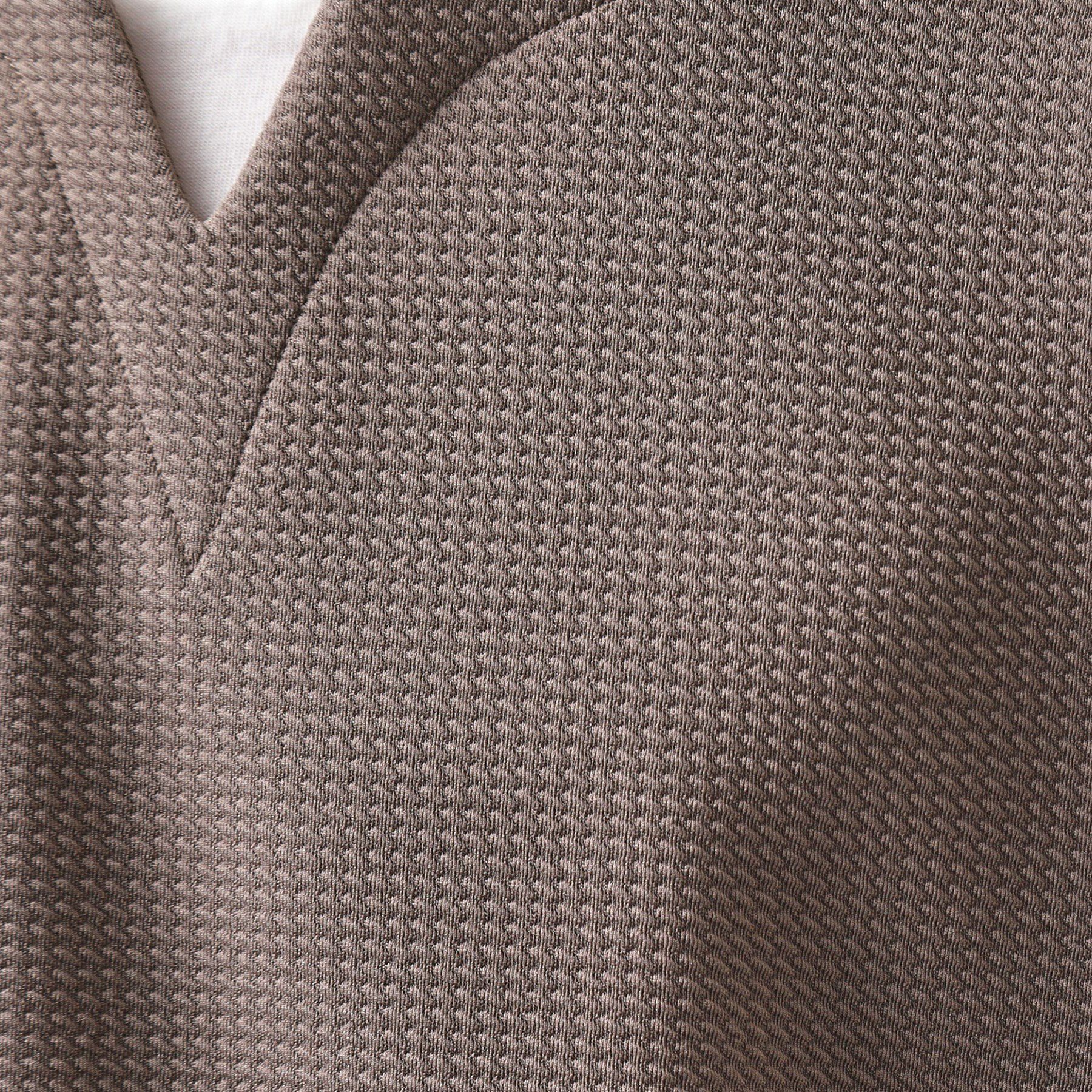 THE SHOP TK「ミニフクレキーネック半袖Tシャツ」|Tシャツ・カットソー|