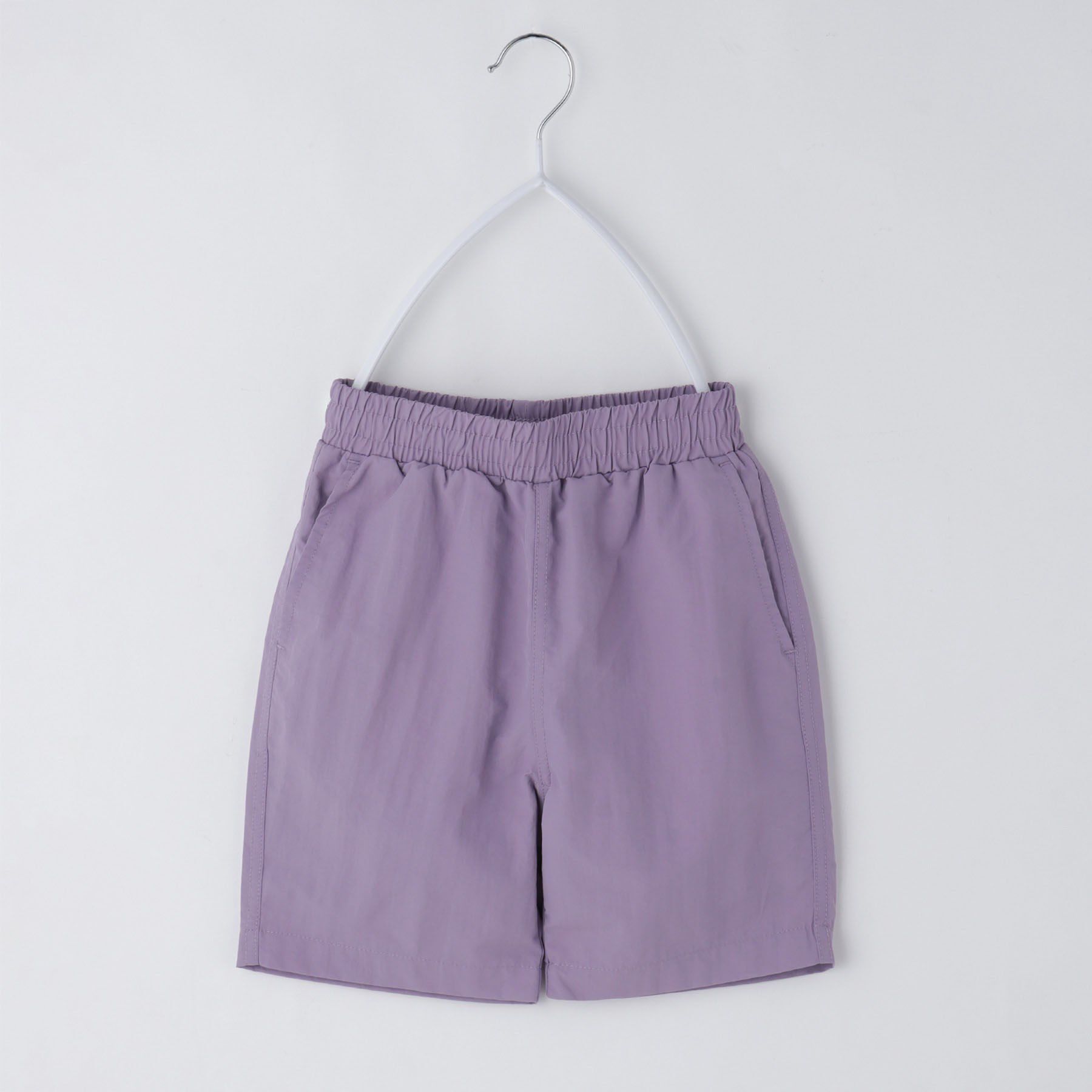 THE SHOP TK「【110－160】ナイロンワッシャーショーツ/接触冷感・洗濯機OK」|その他|パープル(081)