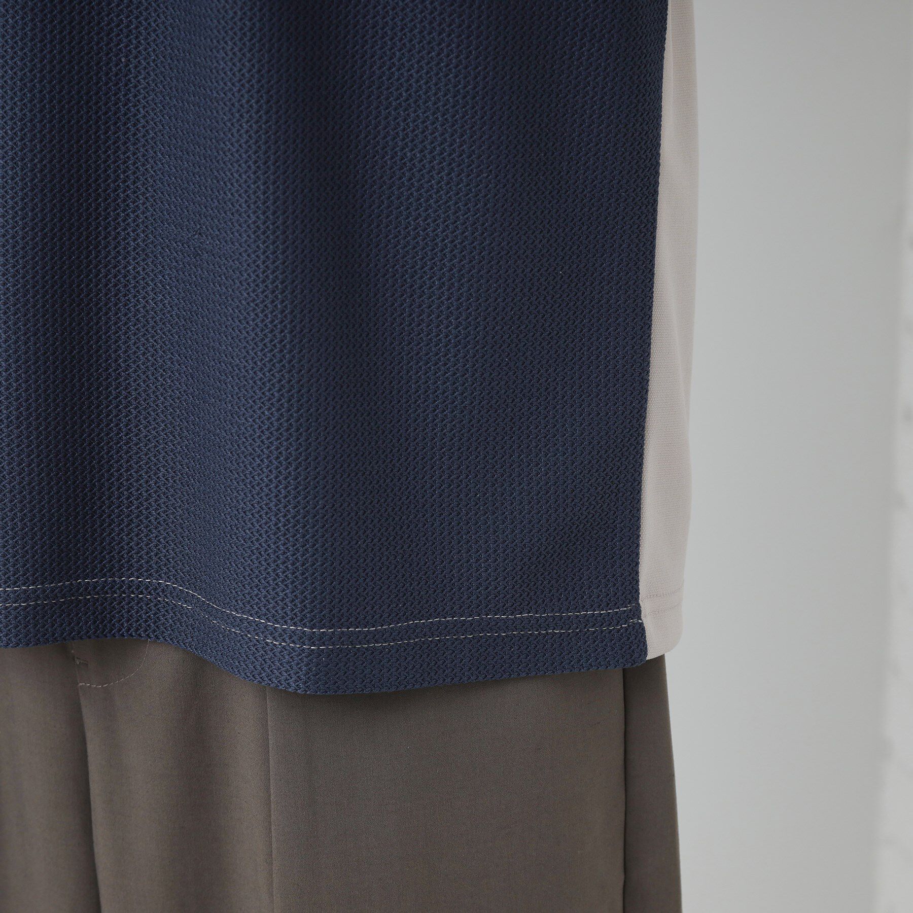 THE SHOP TK「【ちょうどいいカジュアル】パネルブロッキング長袖Tシャツ」|Tシャツ・カットソー|