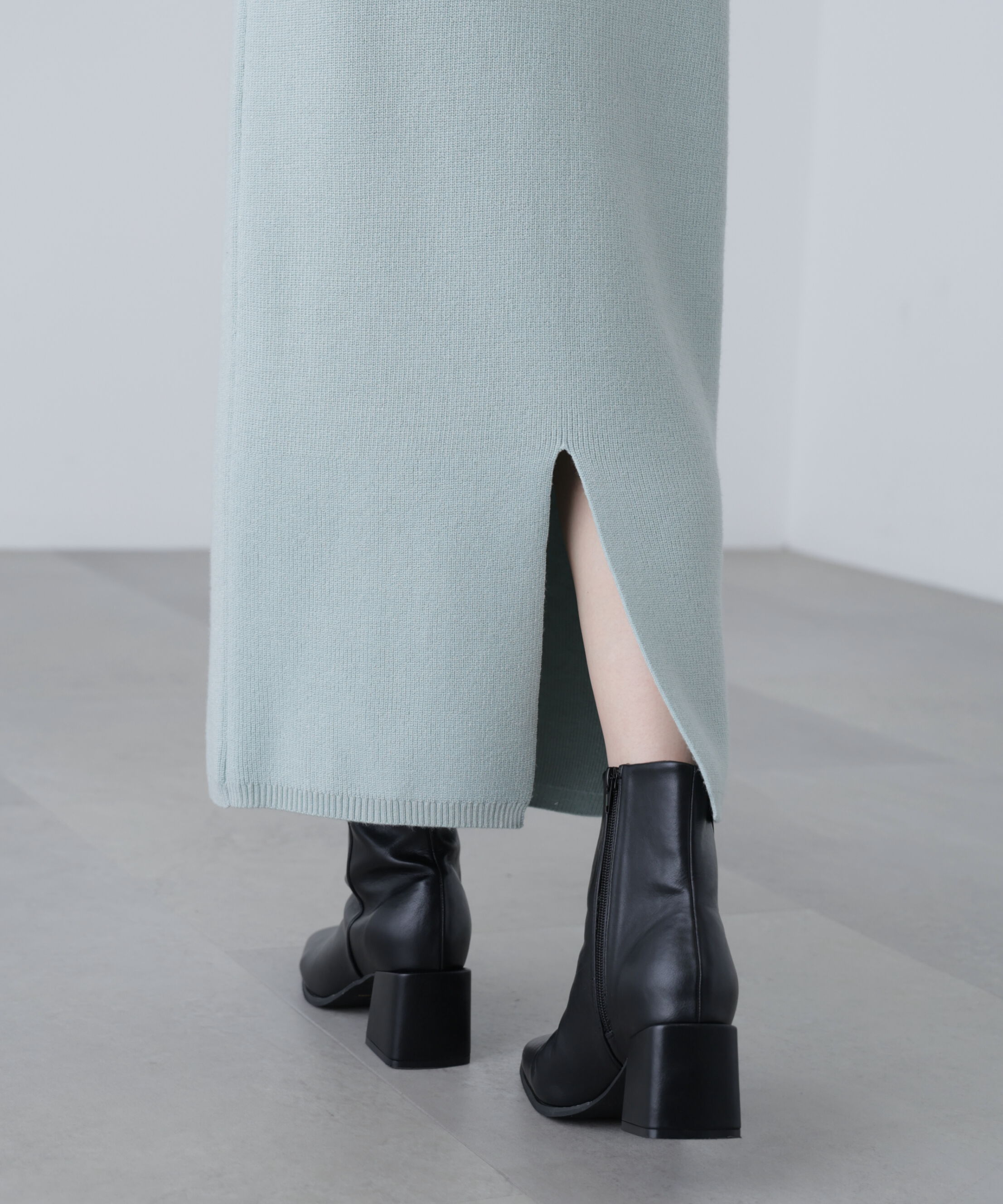  「ペプラムニットセットアップ」|ワンピース|