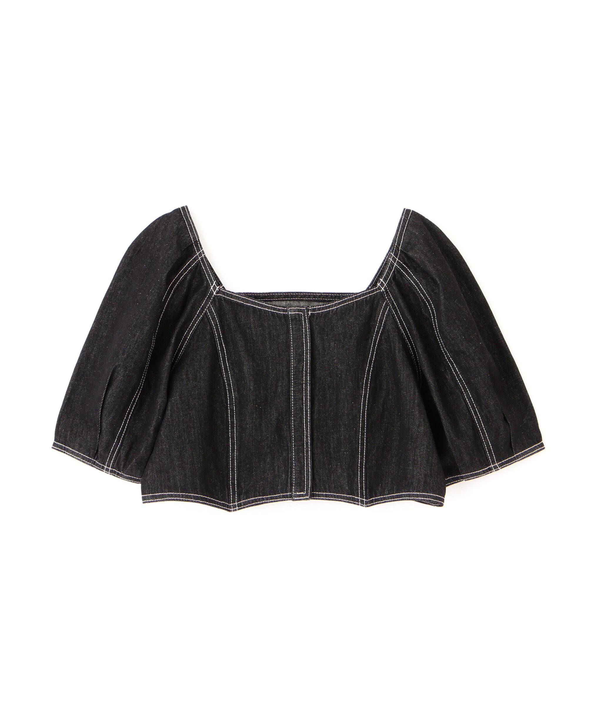  「クロップドデニムボレロ」|シャツ・ブラウス|