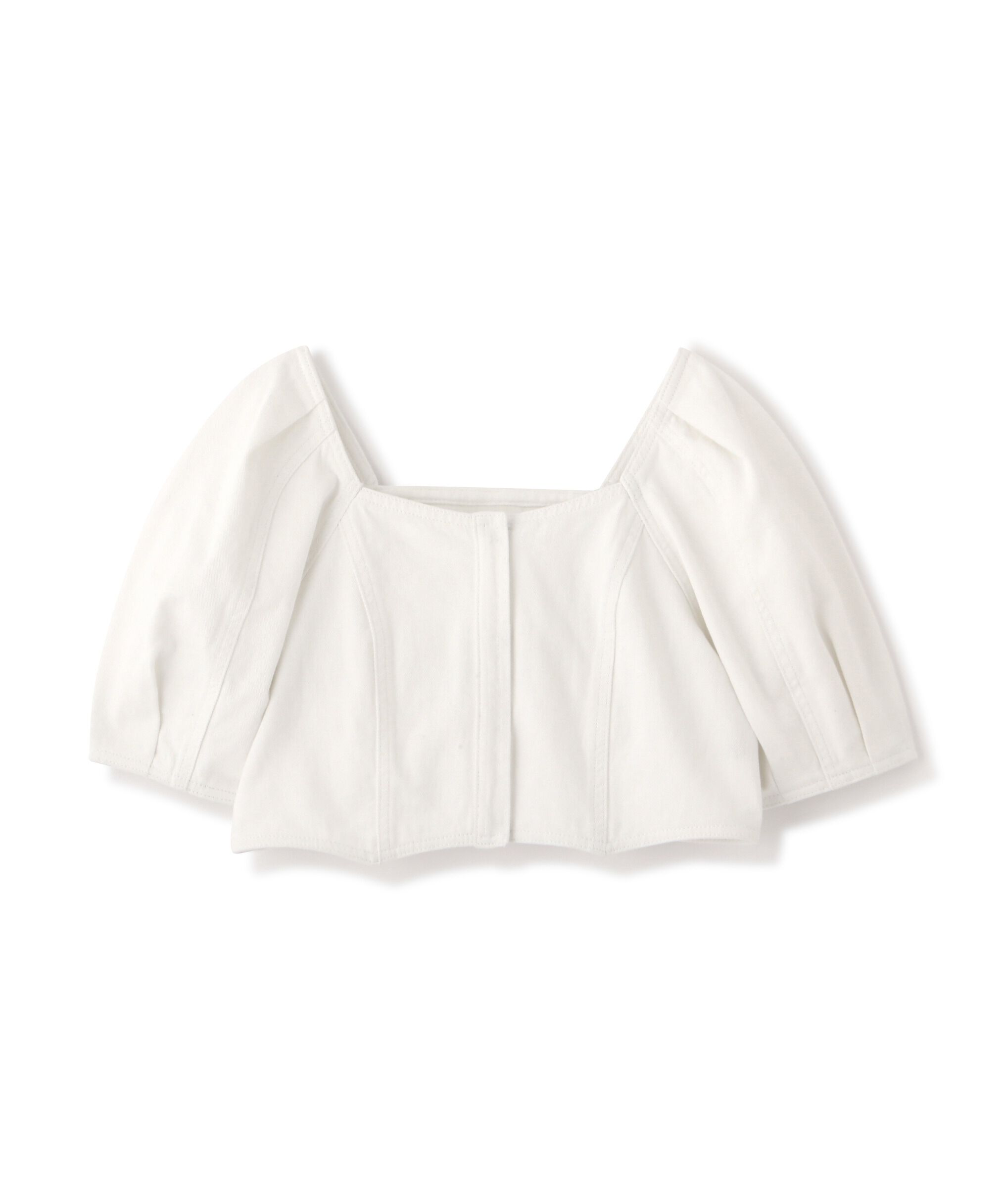  「クロップドデニムボレロ」|シャツ・ブラウス|