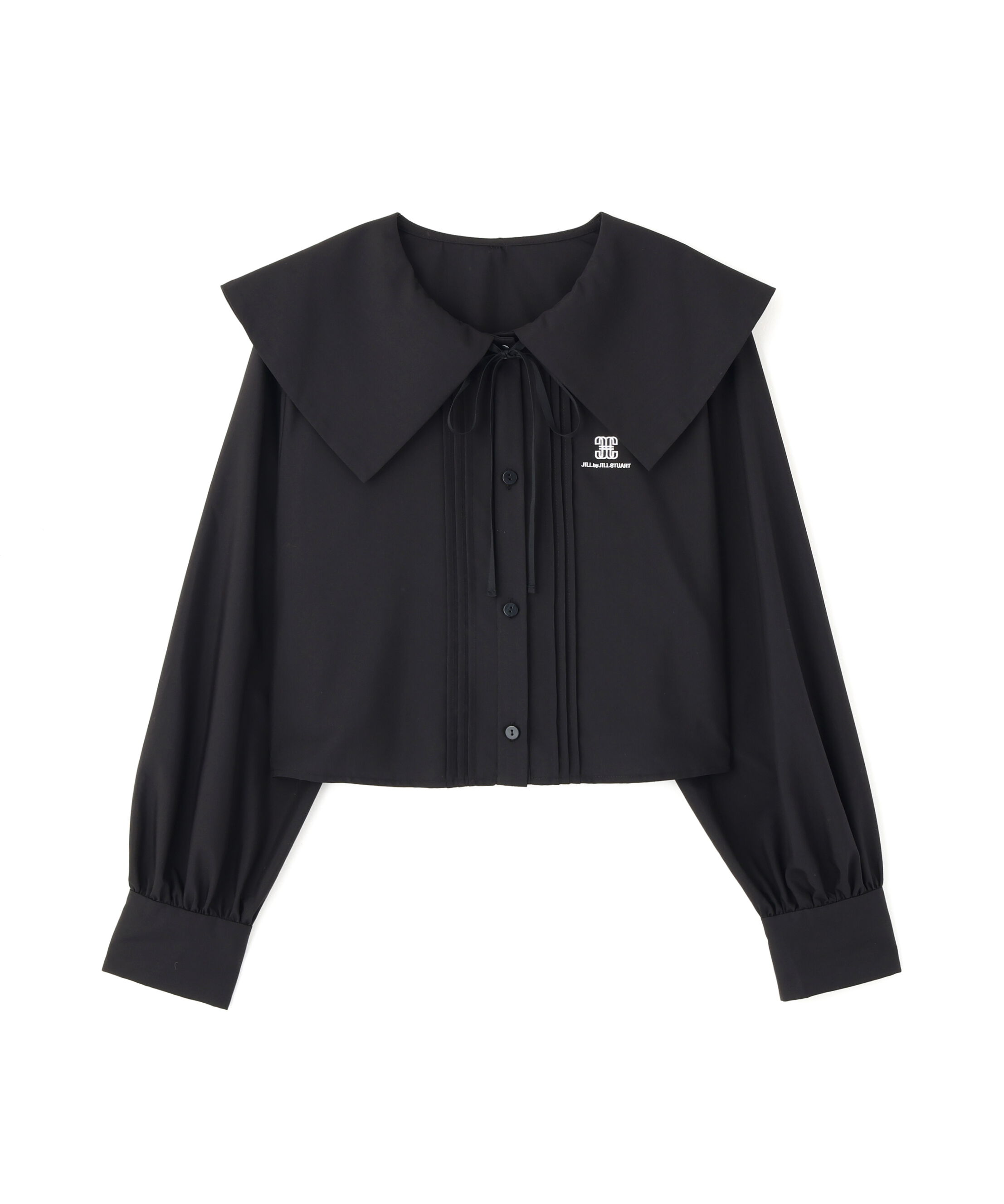  「ビッグカラー短丈ブラウス」|シャツ・ブラウス|