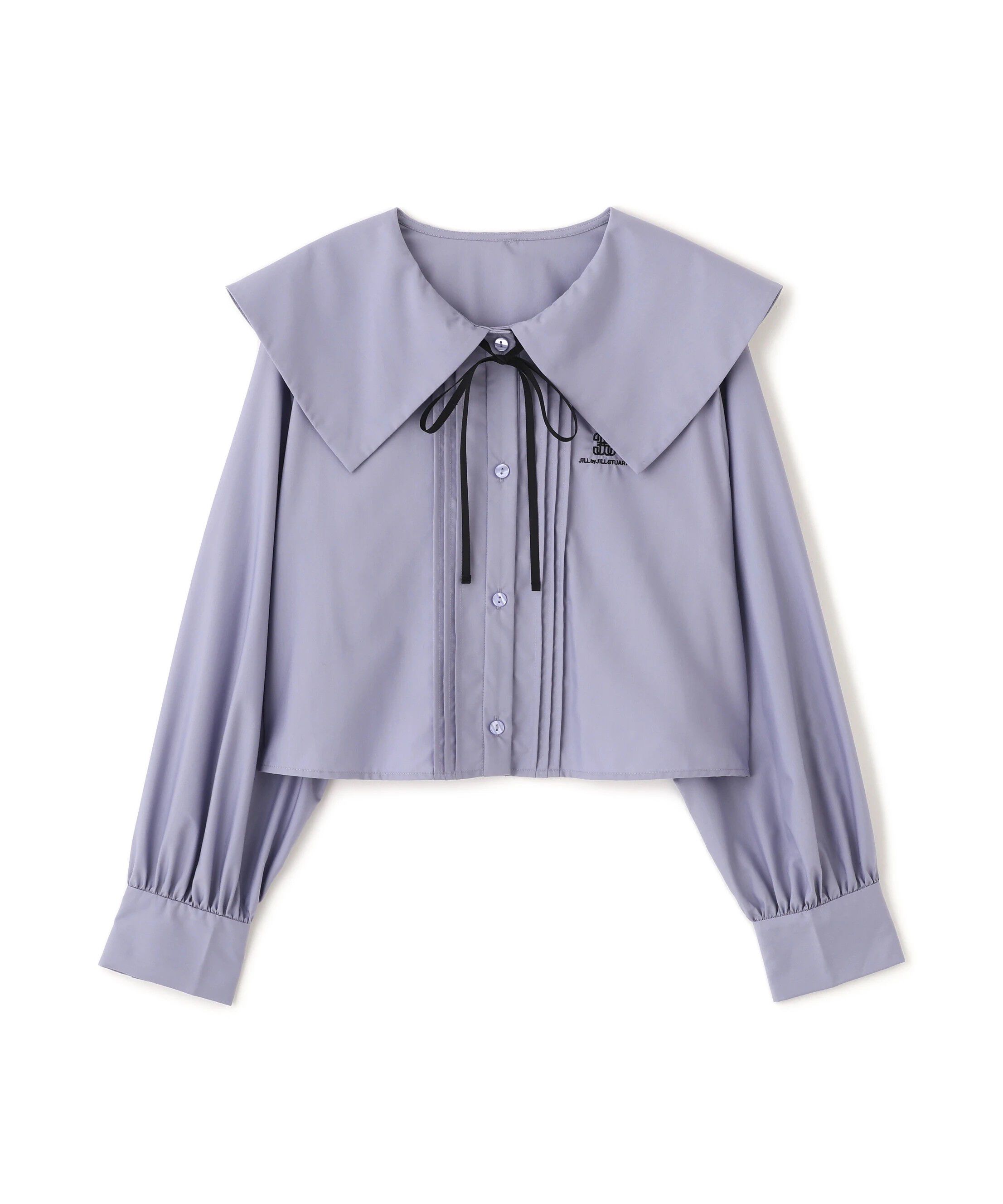  「ビッグカラー短丈ブラウス」|シャツ・ブラウス|