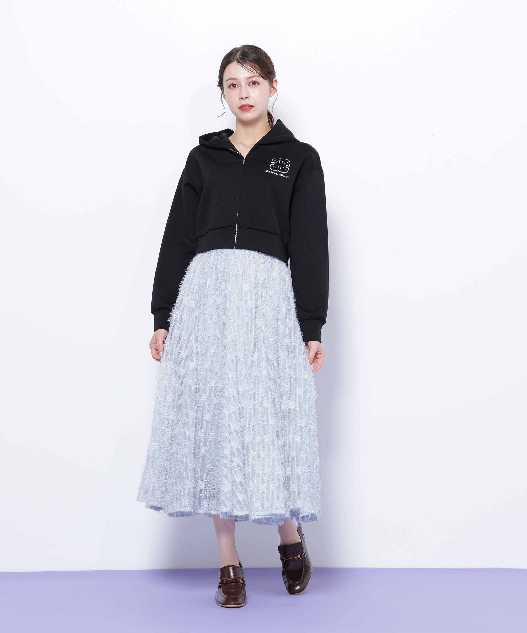  「フェザーテープチュールスカート」|スカート|