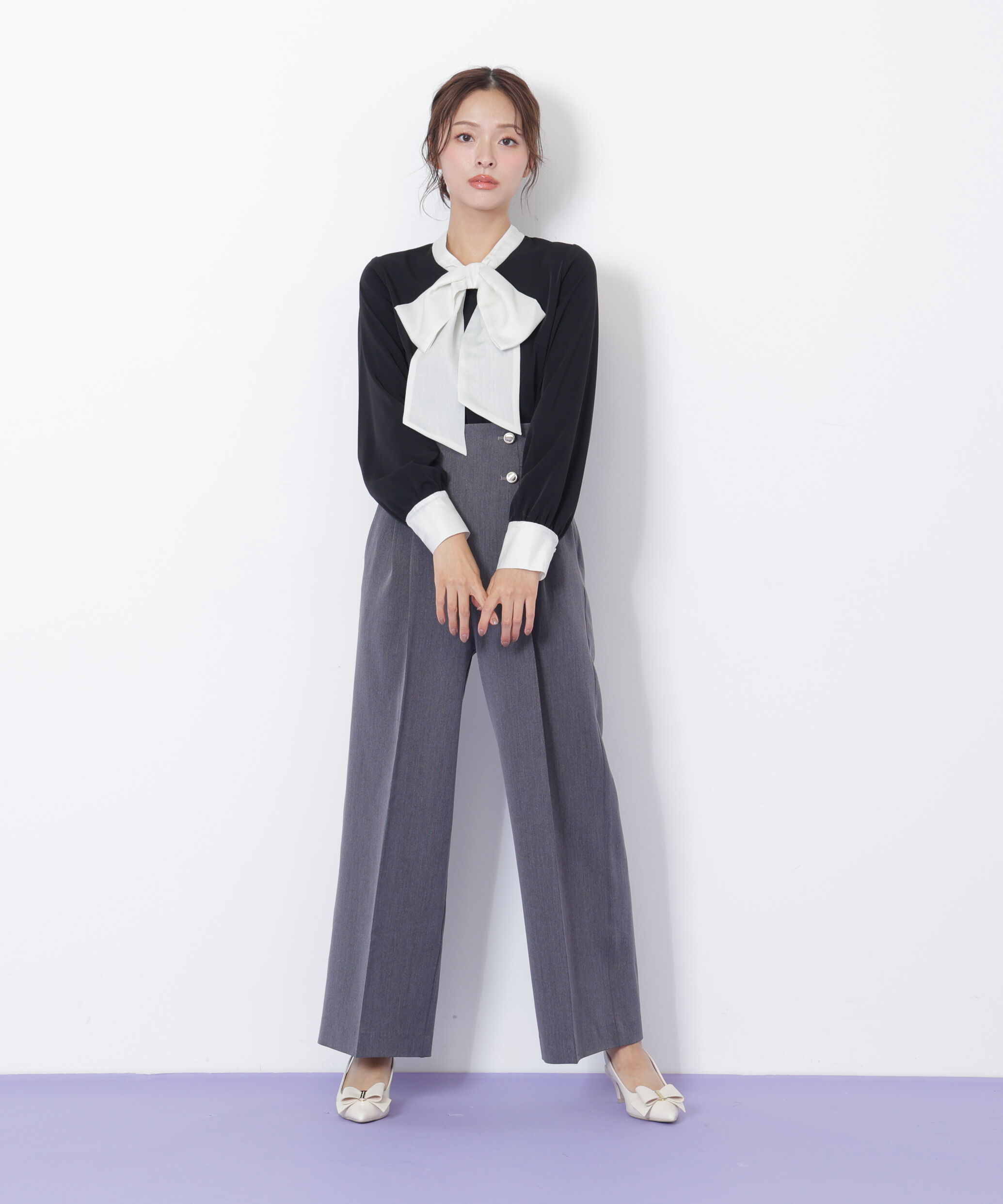  「ビッグボウタイブラウス」|シャツ・ブラウス|