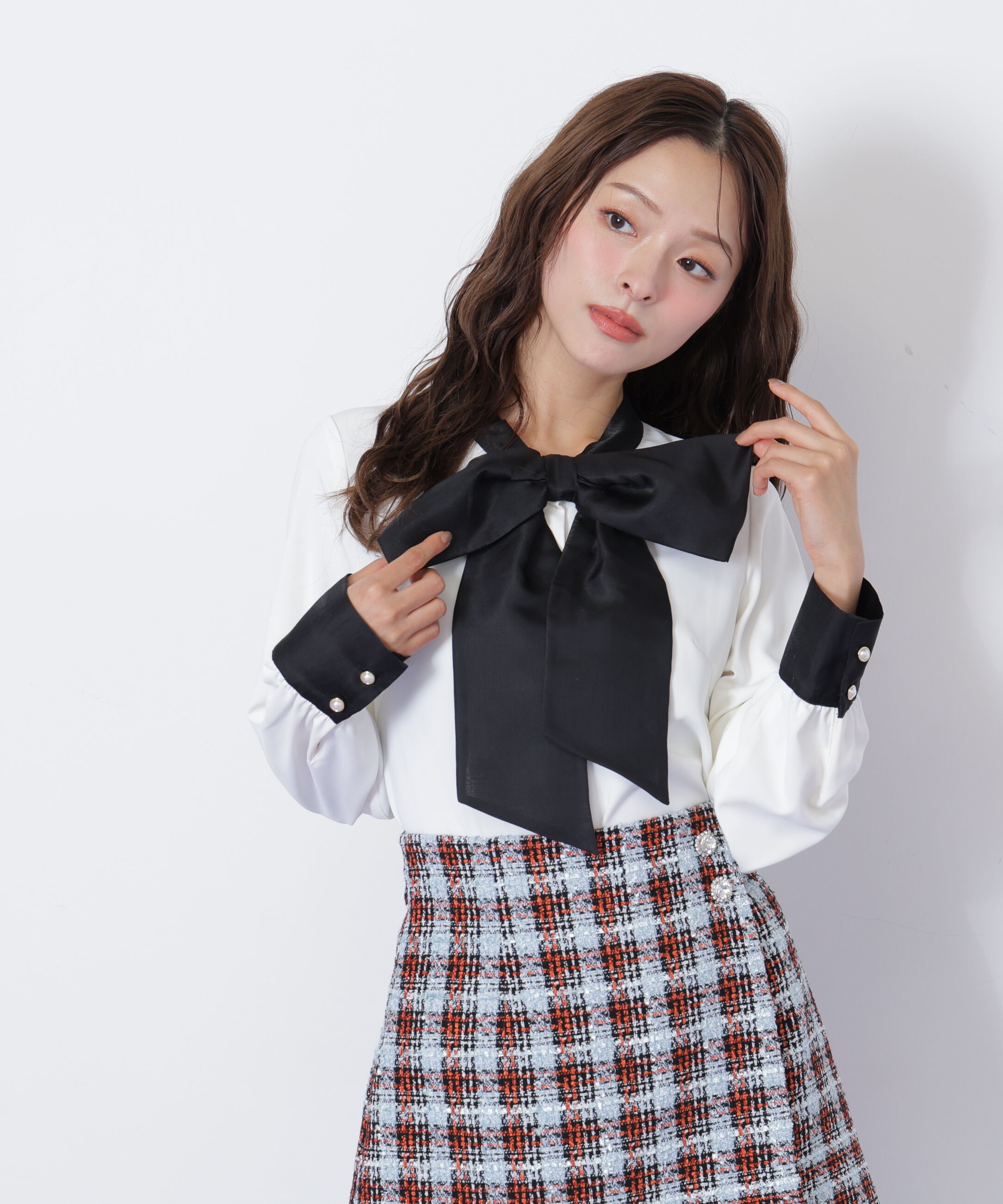  「ビッグボウタイブラウス」|シャツ・ブラウス|