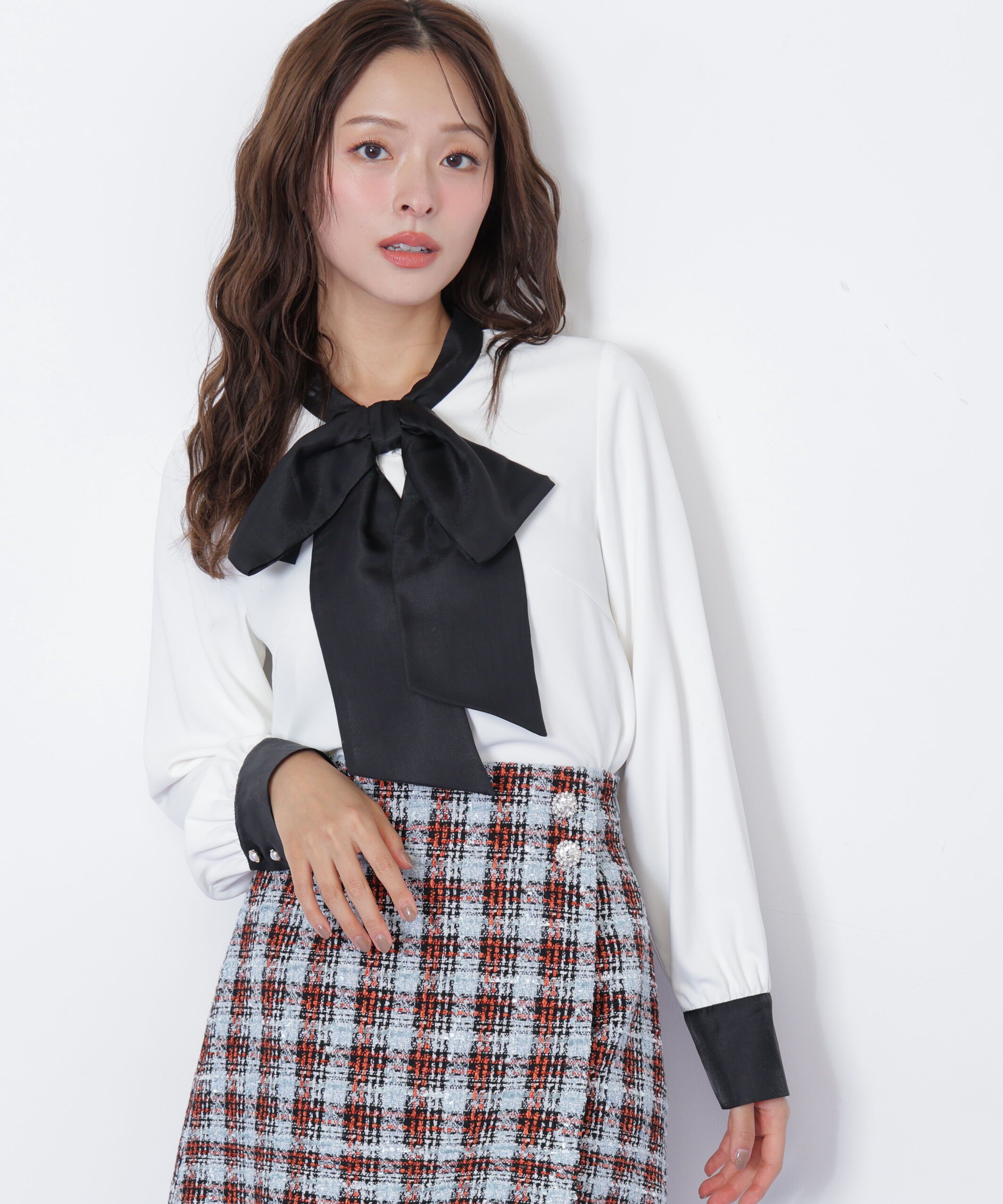  「ビッグボウタイブラウス」|シャツ・ブラウス|