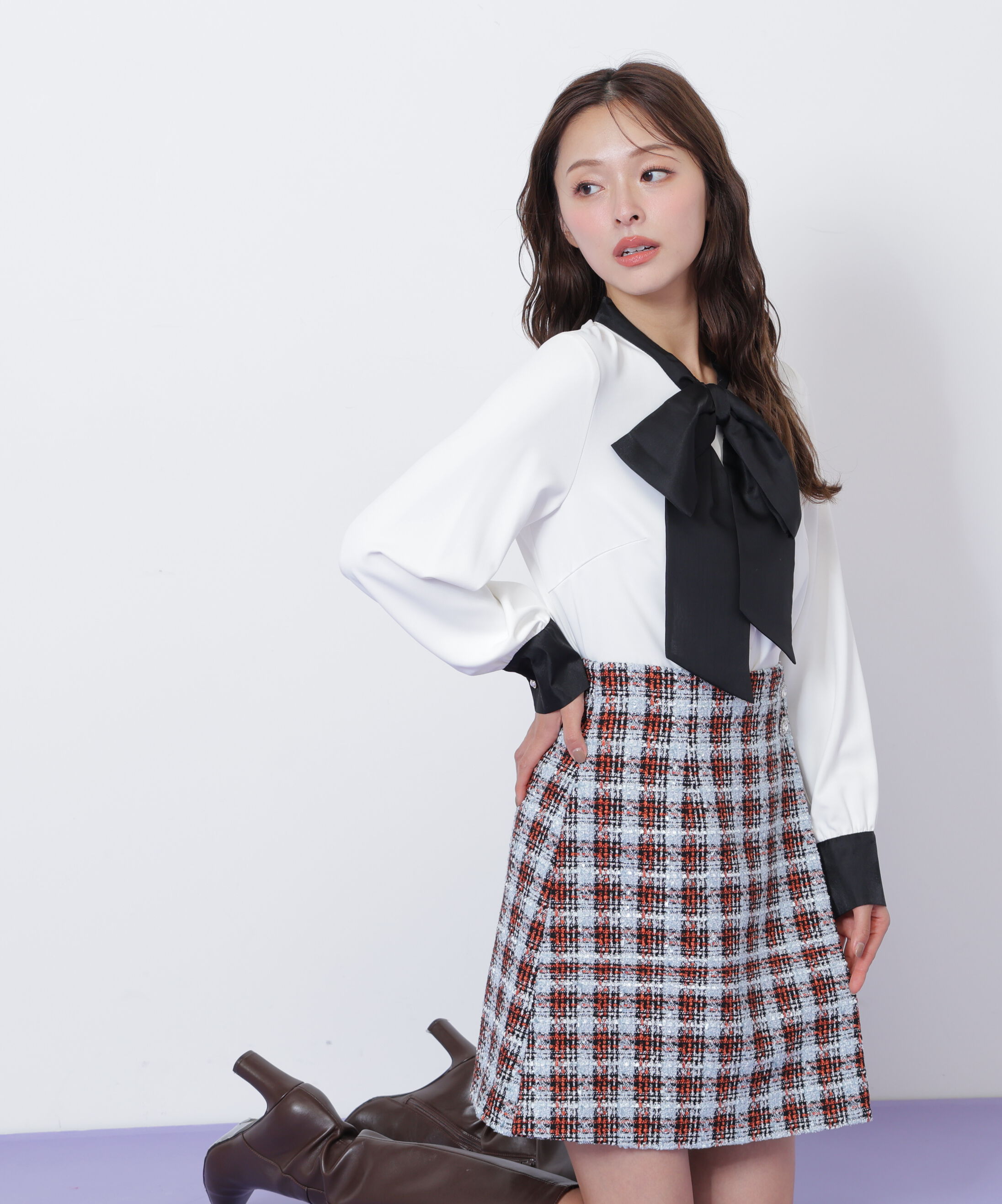  「ビッグボウタイブラウス」|シャツ・ブラウス|