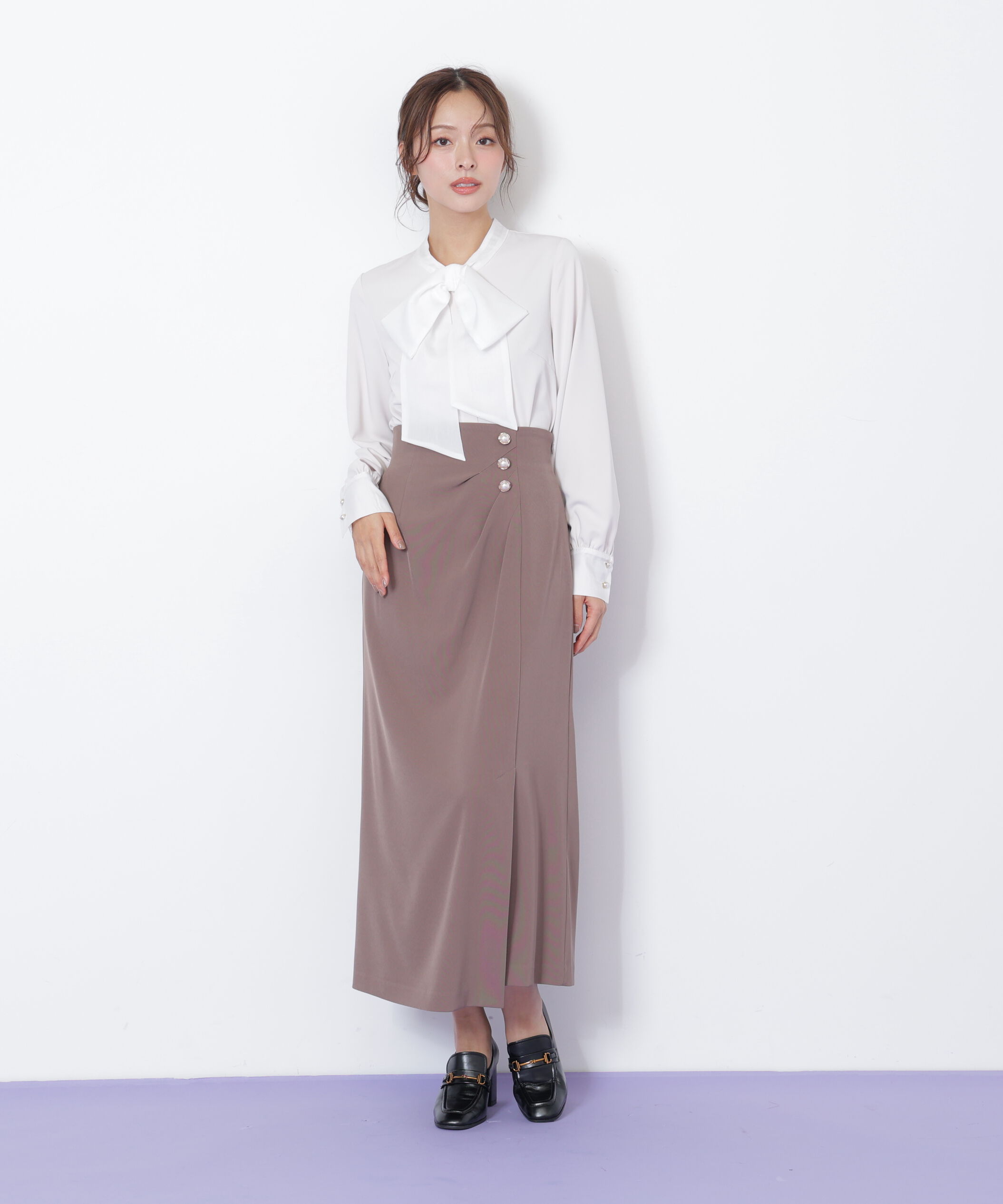  「ビッグボウタイブラウス」|シャツ・ブラウス|