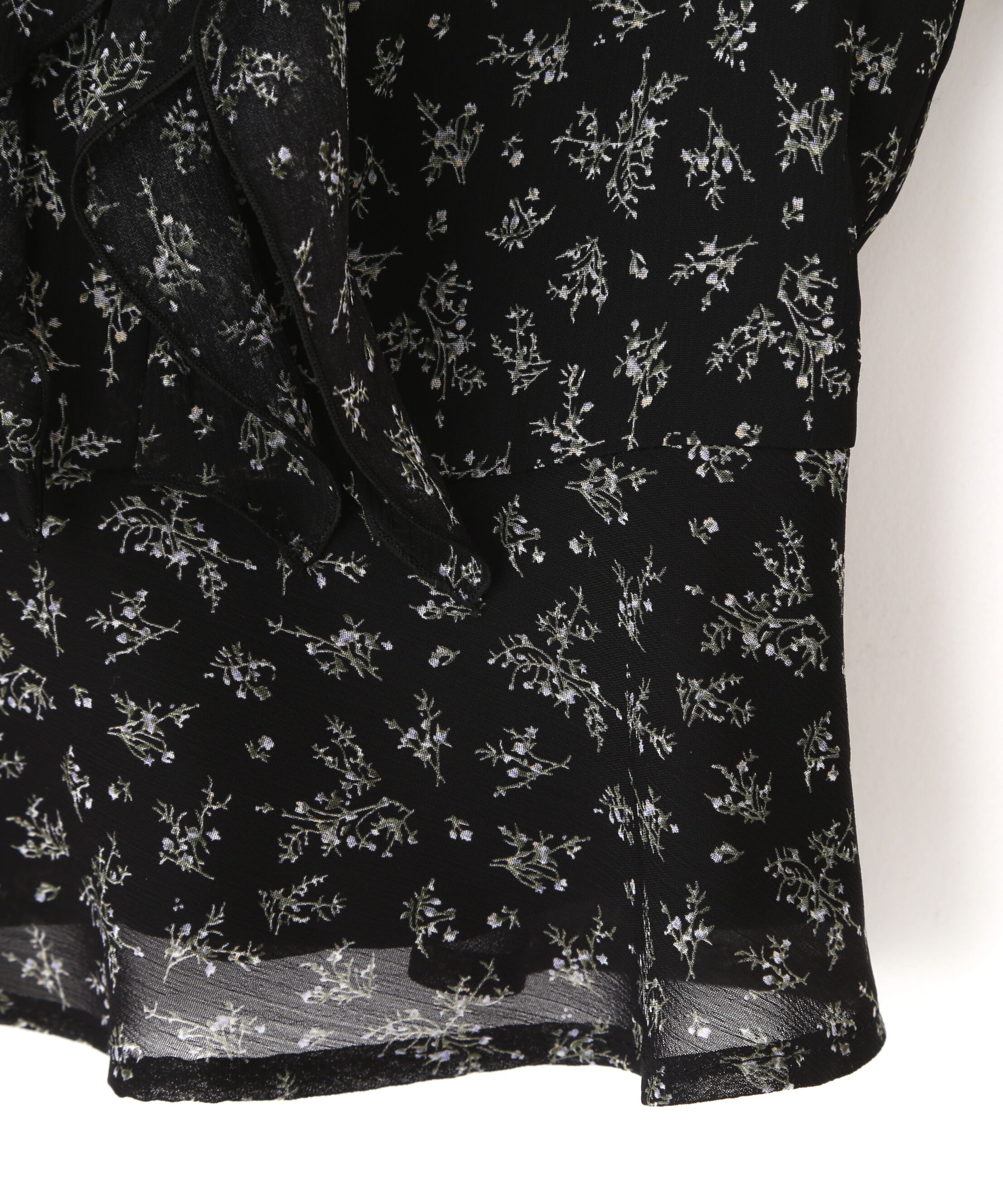  「小花プリントフリルブラウス」|シャツ・ブラウス|