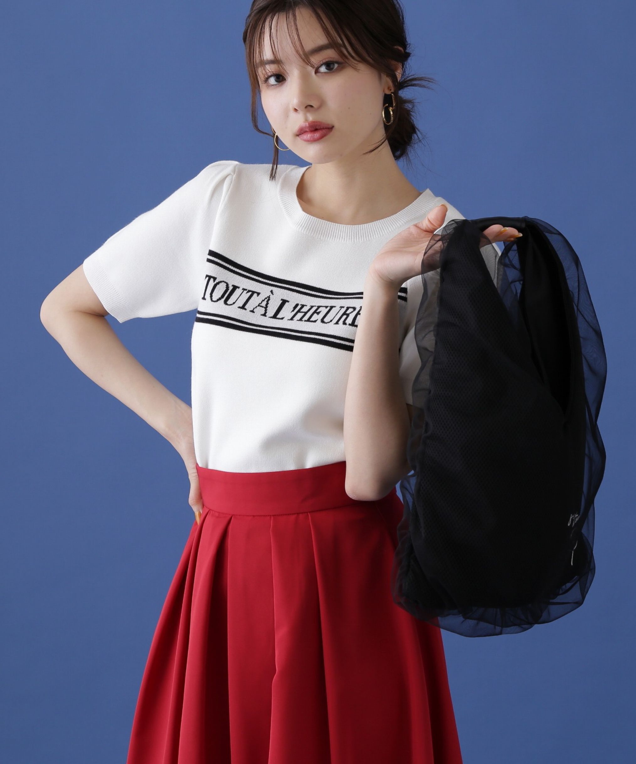 PROPORTION BODY DRESSING「チュールバッグ」|その他|ブラック