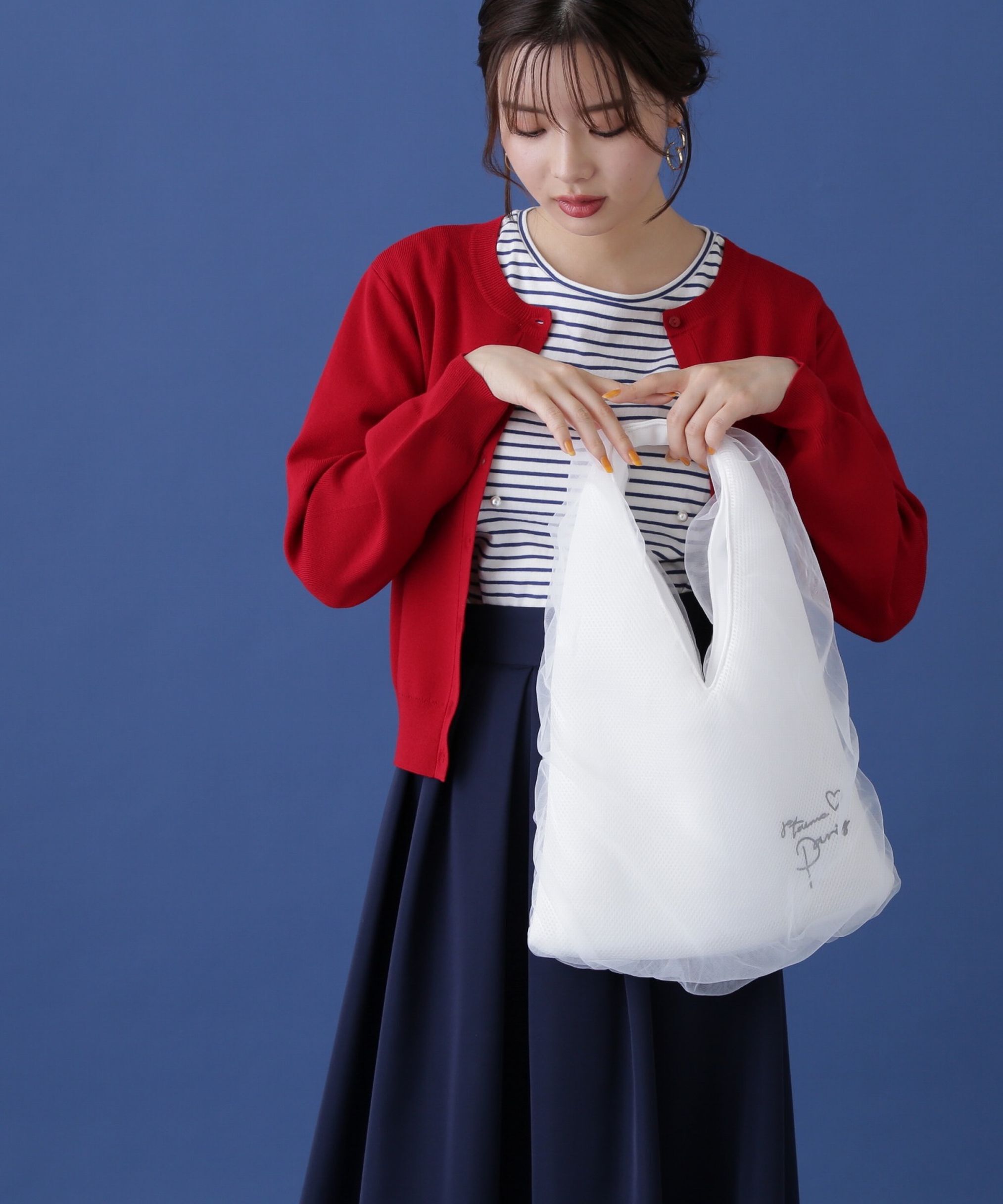 PROPORTION BODY DRESSING「チュールバッグ」|その他|ホワイト