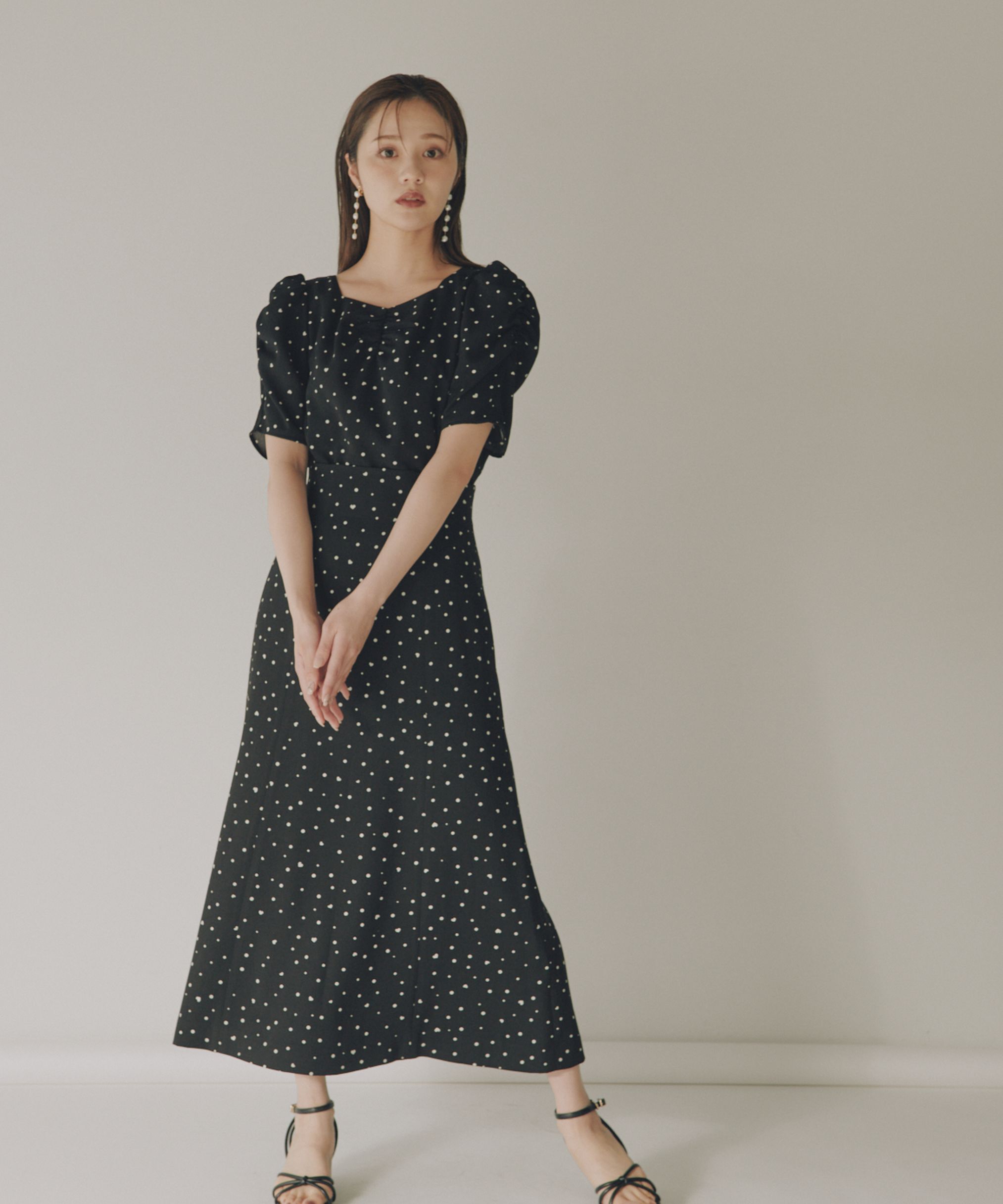 PROPORTION BODY DRESSING「ハートドットブラウス」|シャツ・ブラウス|