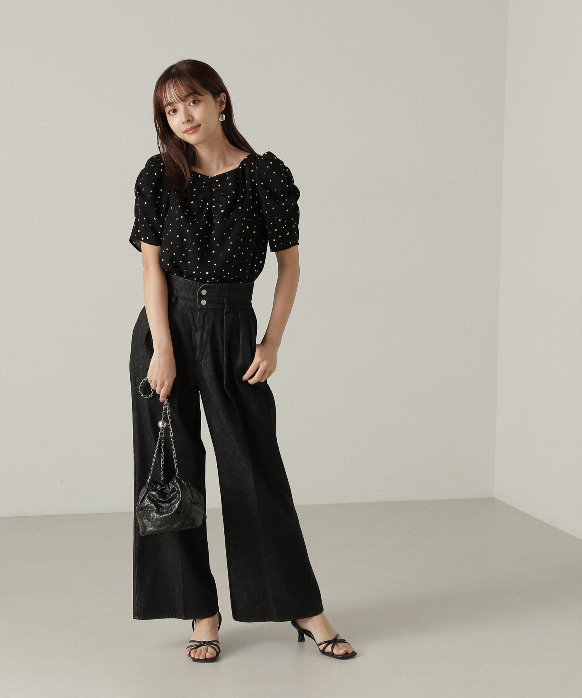 PROPORTION BODY DRESSING「ハートドットブラウス」|シャツ・ブラウス|