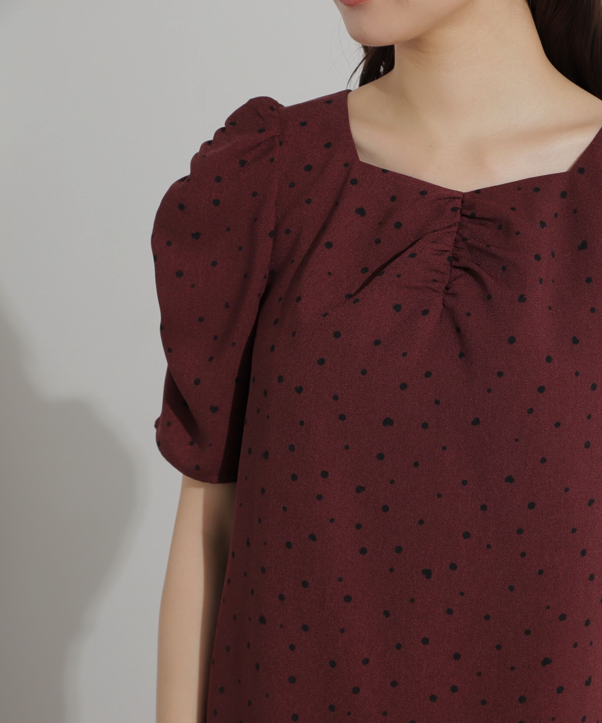 PROPORTION BODY DRESSING「ハートドットブラウス」|シャツ・ブラウス|