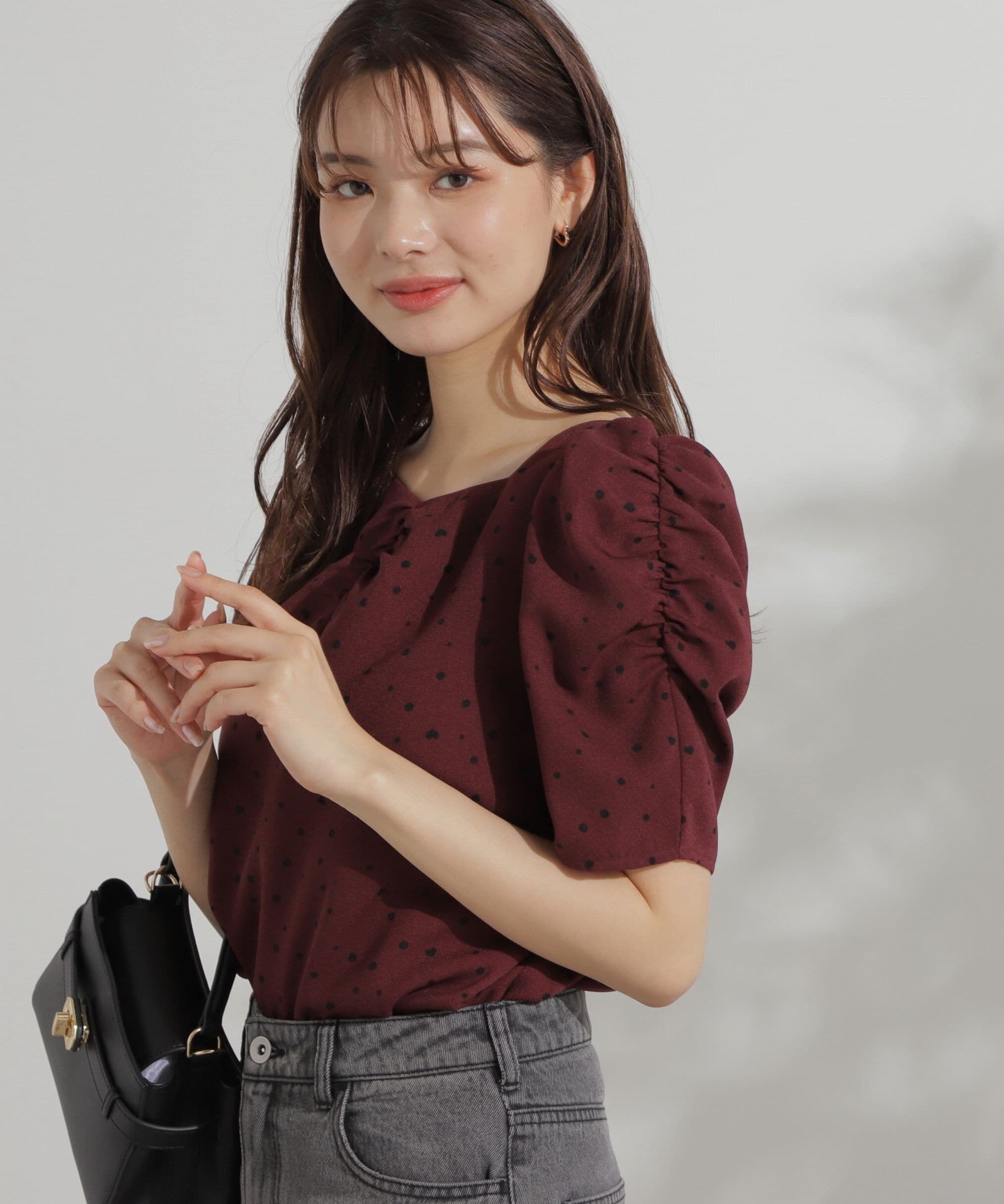 PROPORTION BODY DRESSING「ハートドットブラウス」|シャツ・ブラウス|