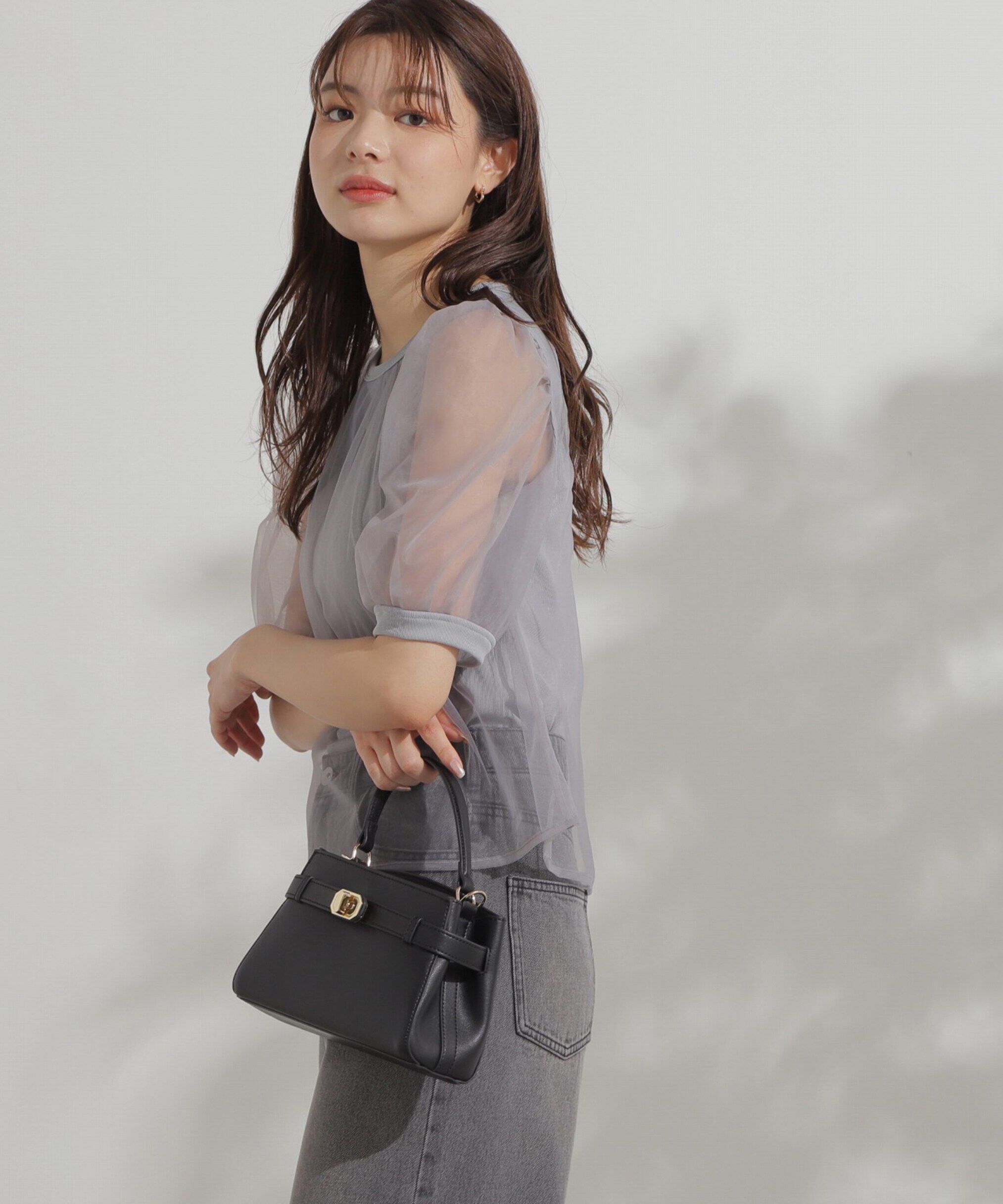 PROPORTION BODY DRESSING「チュール重ねカットソー」|Tシャツ・カットソー|