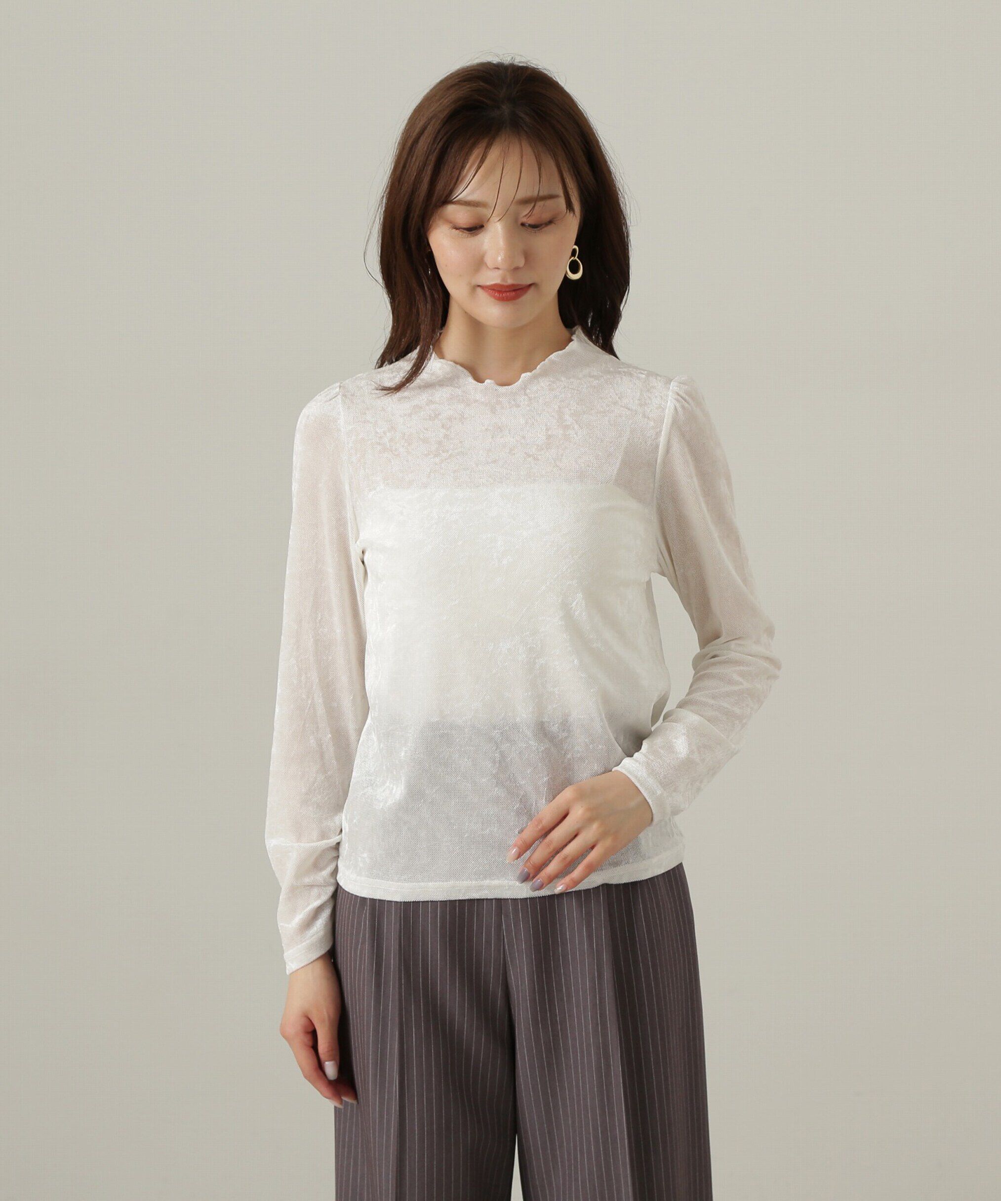 PROPORTION BODY DRESSING「ベロアカットソー」|Tシャツ・カットソー|