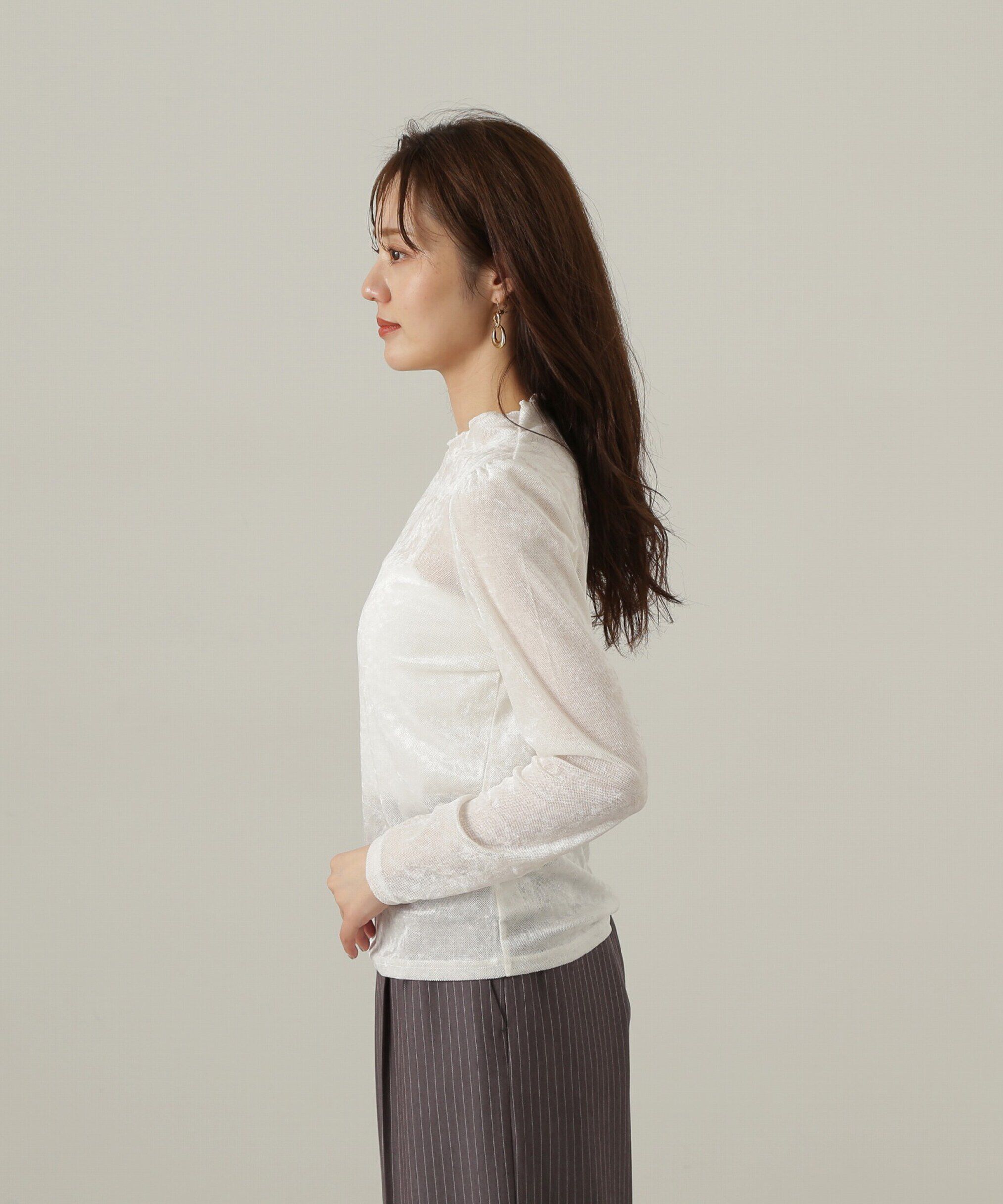 PROPORTION BODY DRESSING「ベロアカットソー」|Tシャツ・カットソー|