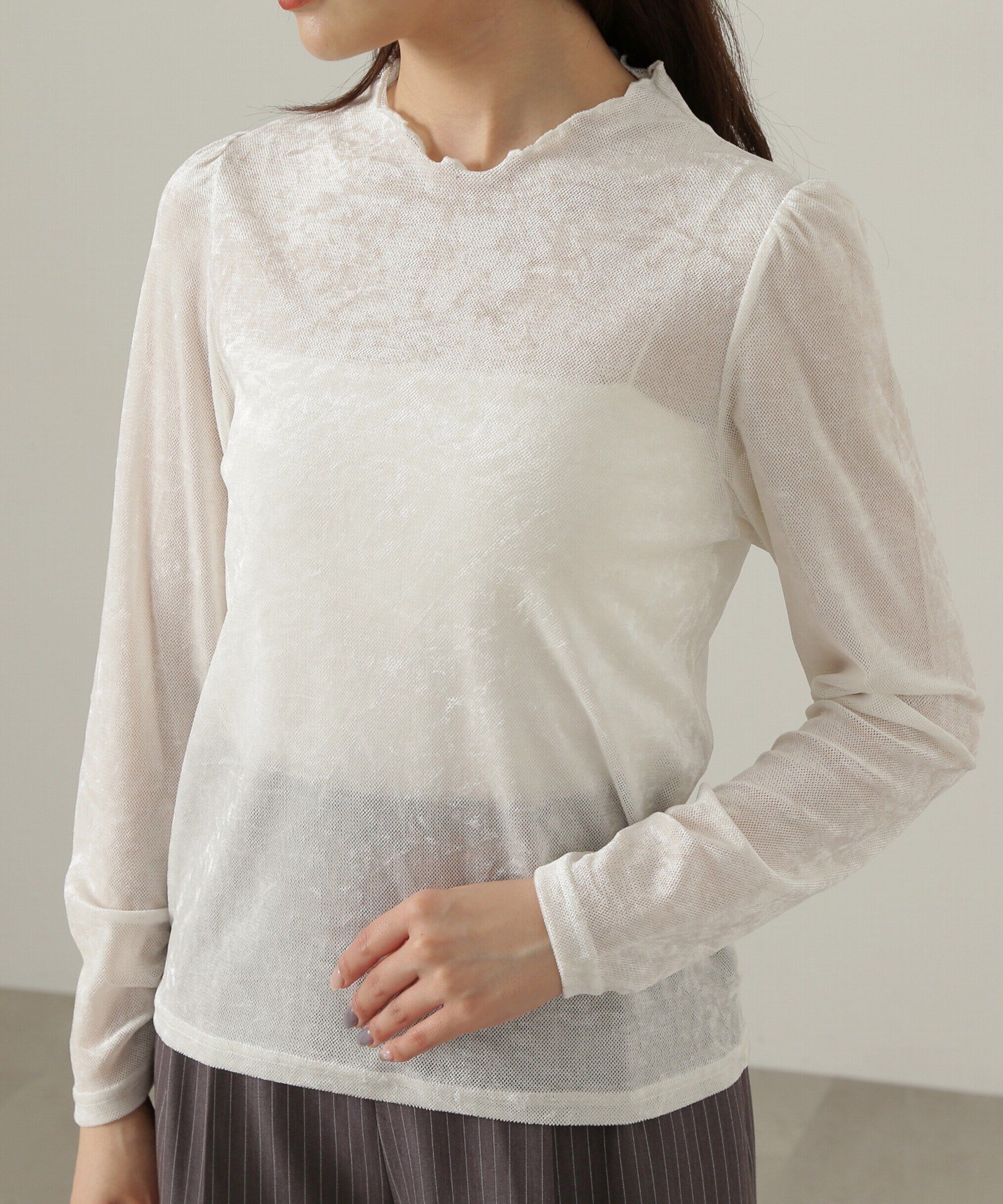 PROPORTION BODY DRESSING「ベロアカットソー」|Tシャツ・カットソー|