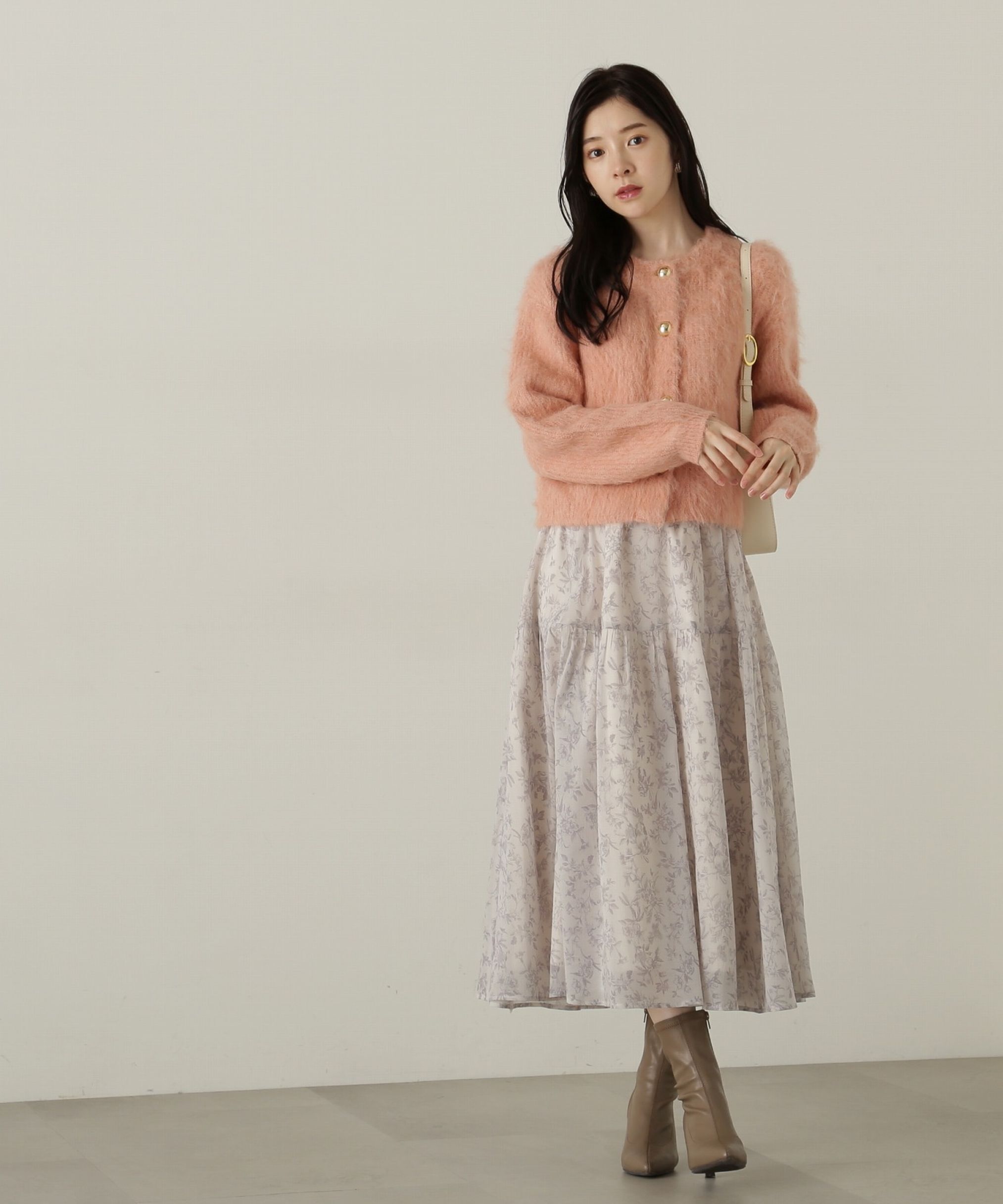 PROPORTION BODY DRESSING「シアーニュアンススカート」|スカート|ベージュ