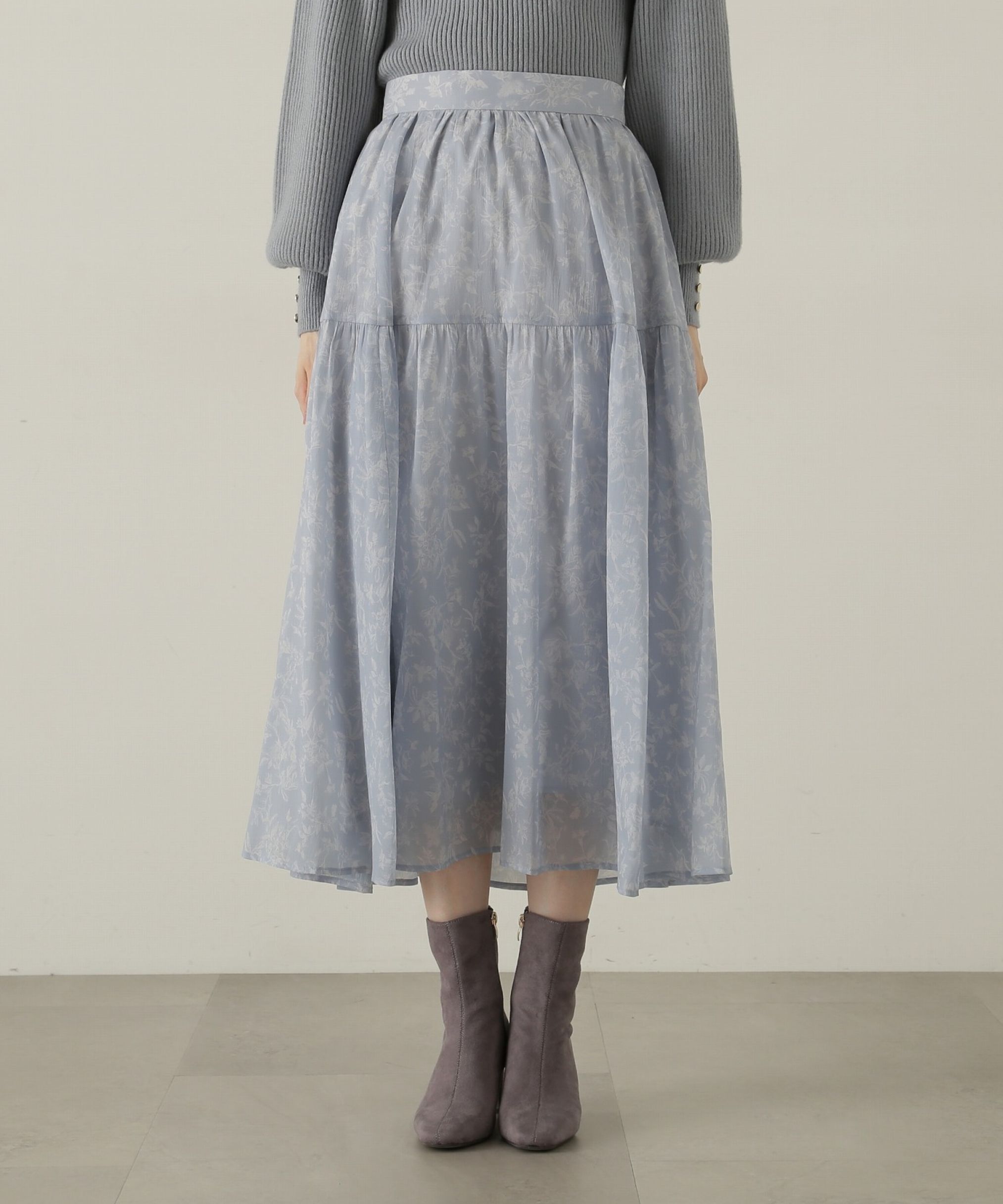 PROPORTION BODY DRESSING「シアーニュアンススカート」|スカート|