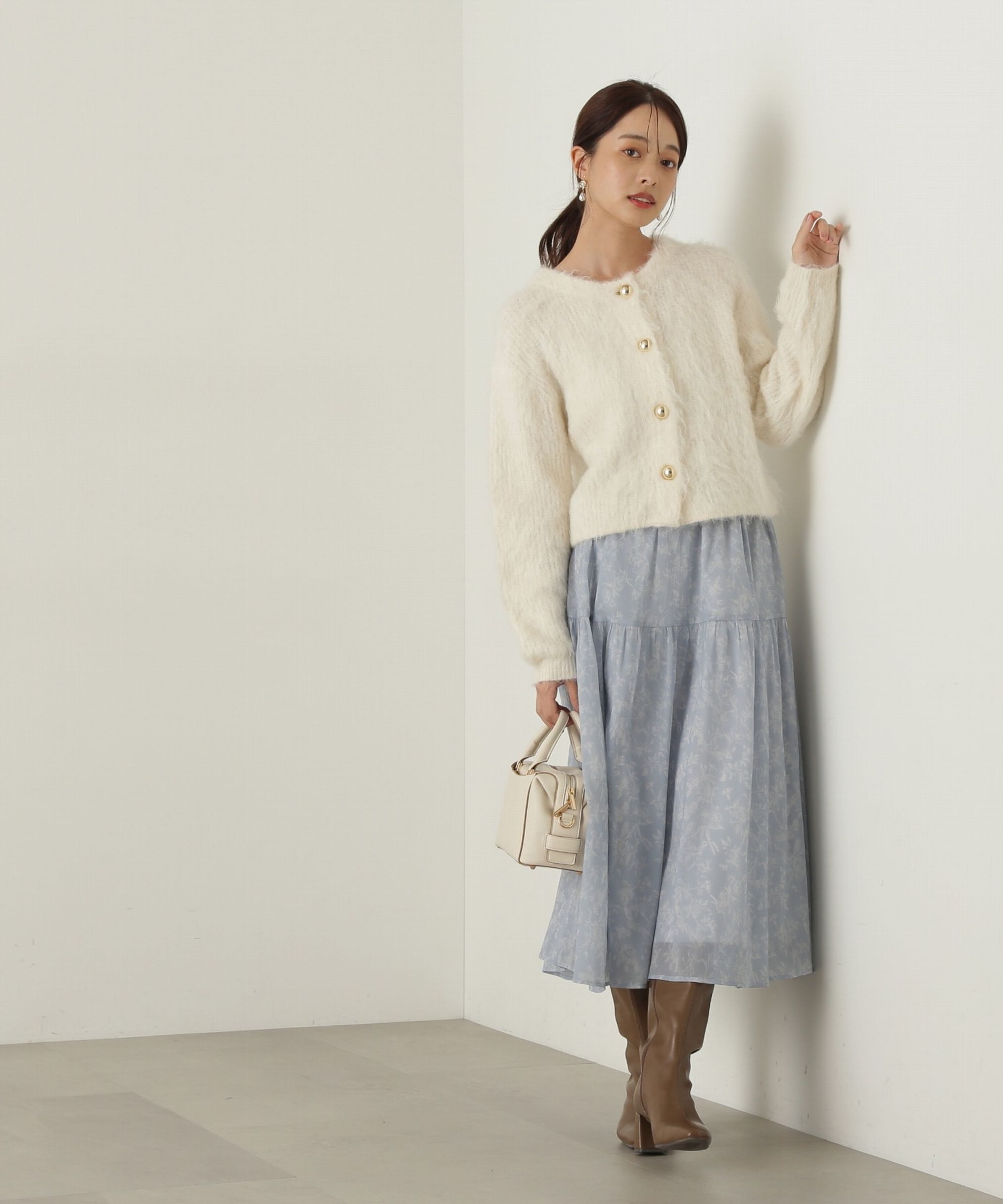 PROPORTION BODY DRESSING「シアーニュアンススカート」|スカート|