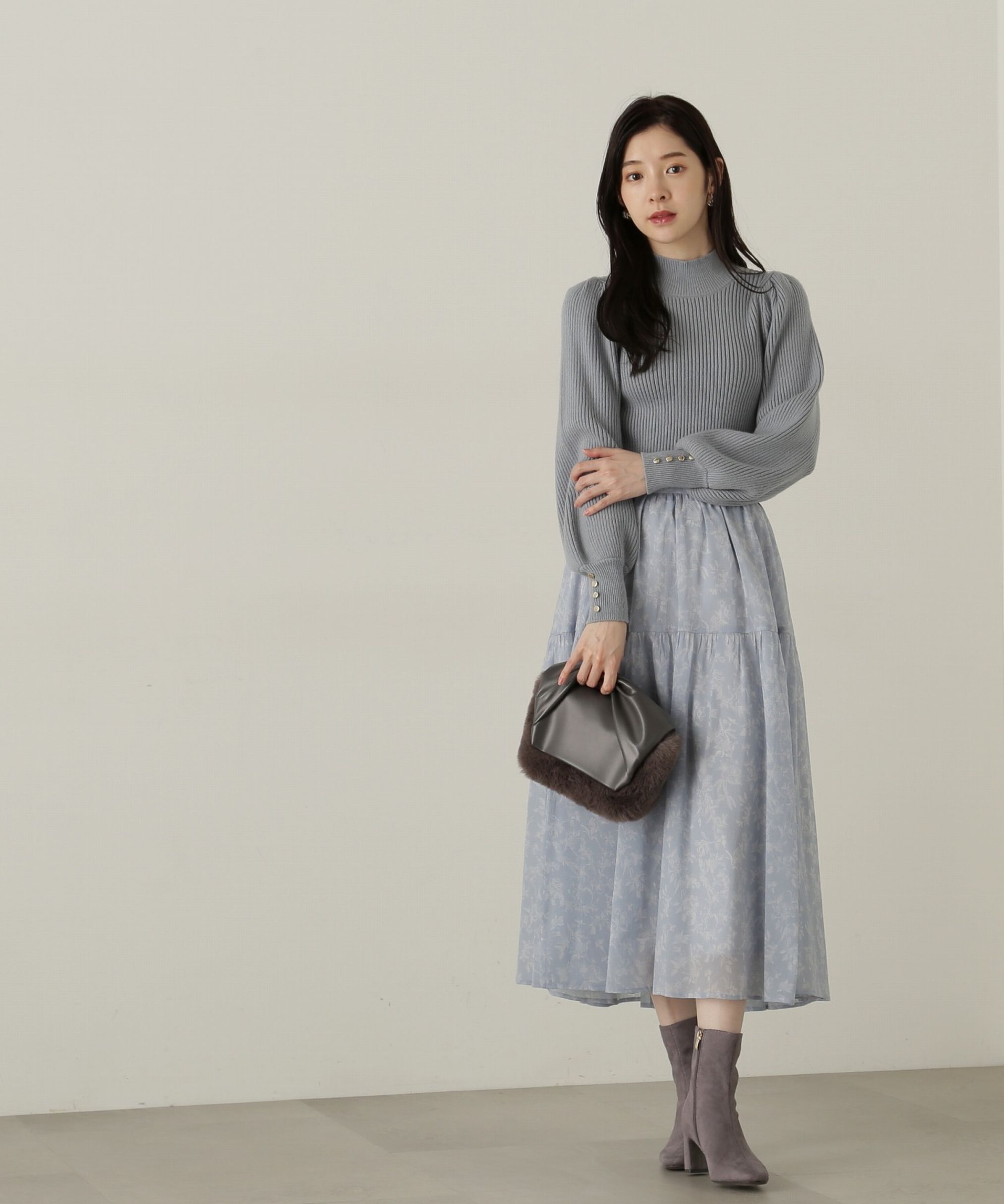 PROPORTION BODY DRESSING「シアーニュアンススカート」|スカート|