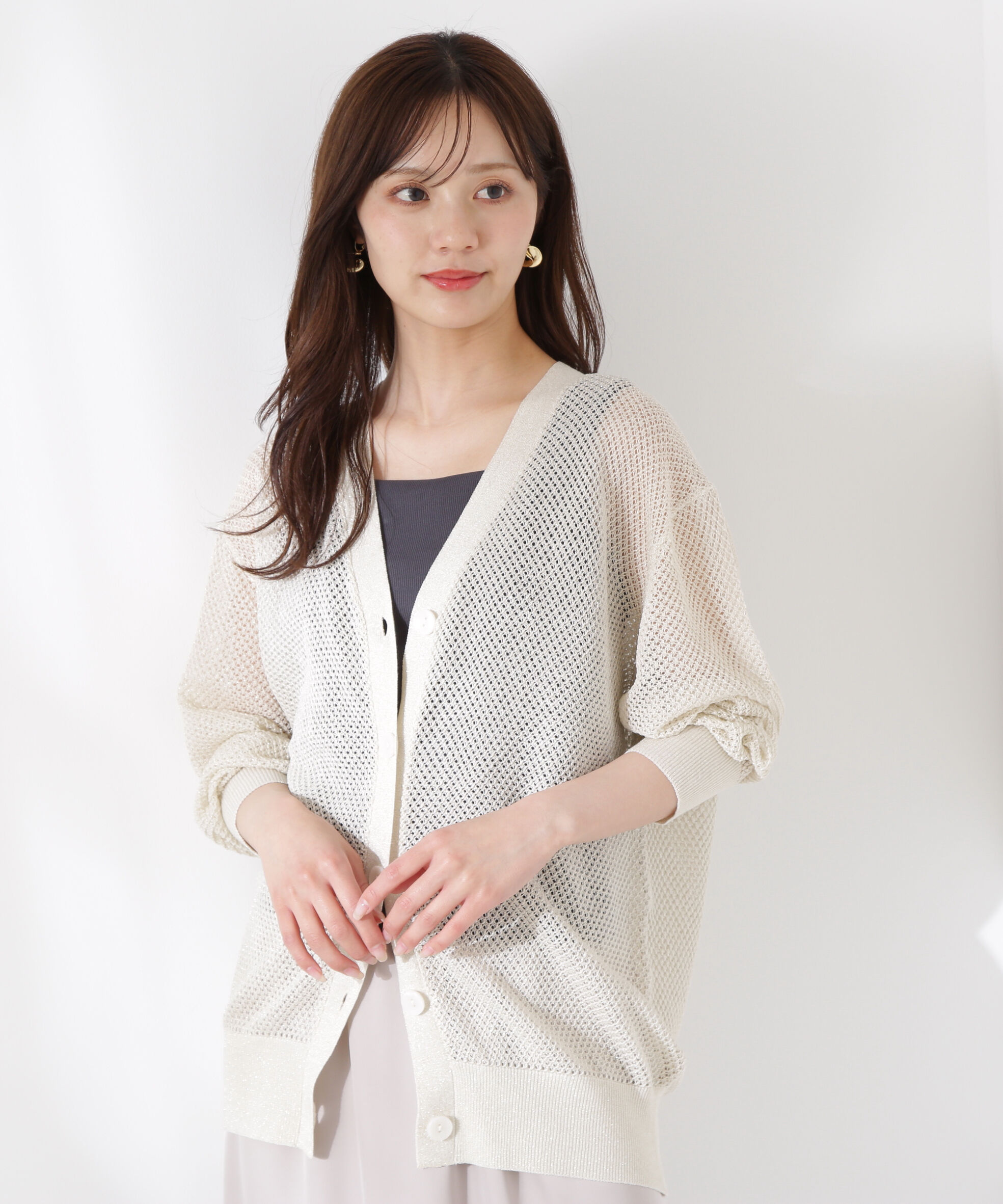 PROPORTION BODY DRESSING「カップ付テレコ」|Tシャツ・カットソー|チャコール2