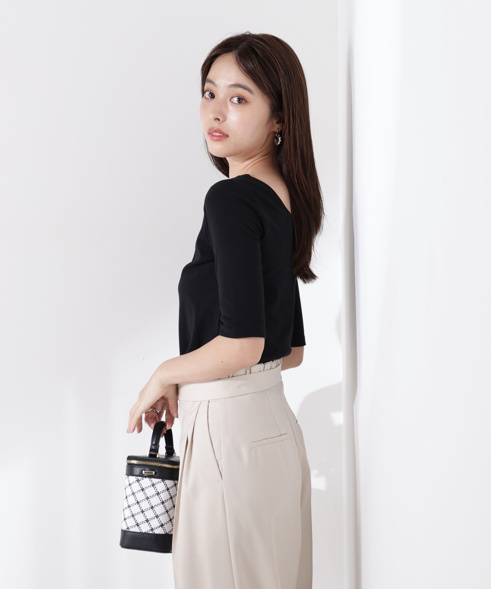 PROPORTION BODY DRESSING「前後2wayフライスTシャツ」|Tシャツ・カットソー|