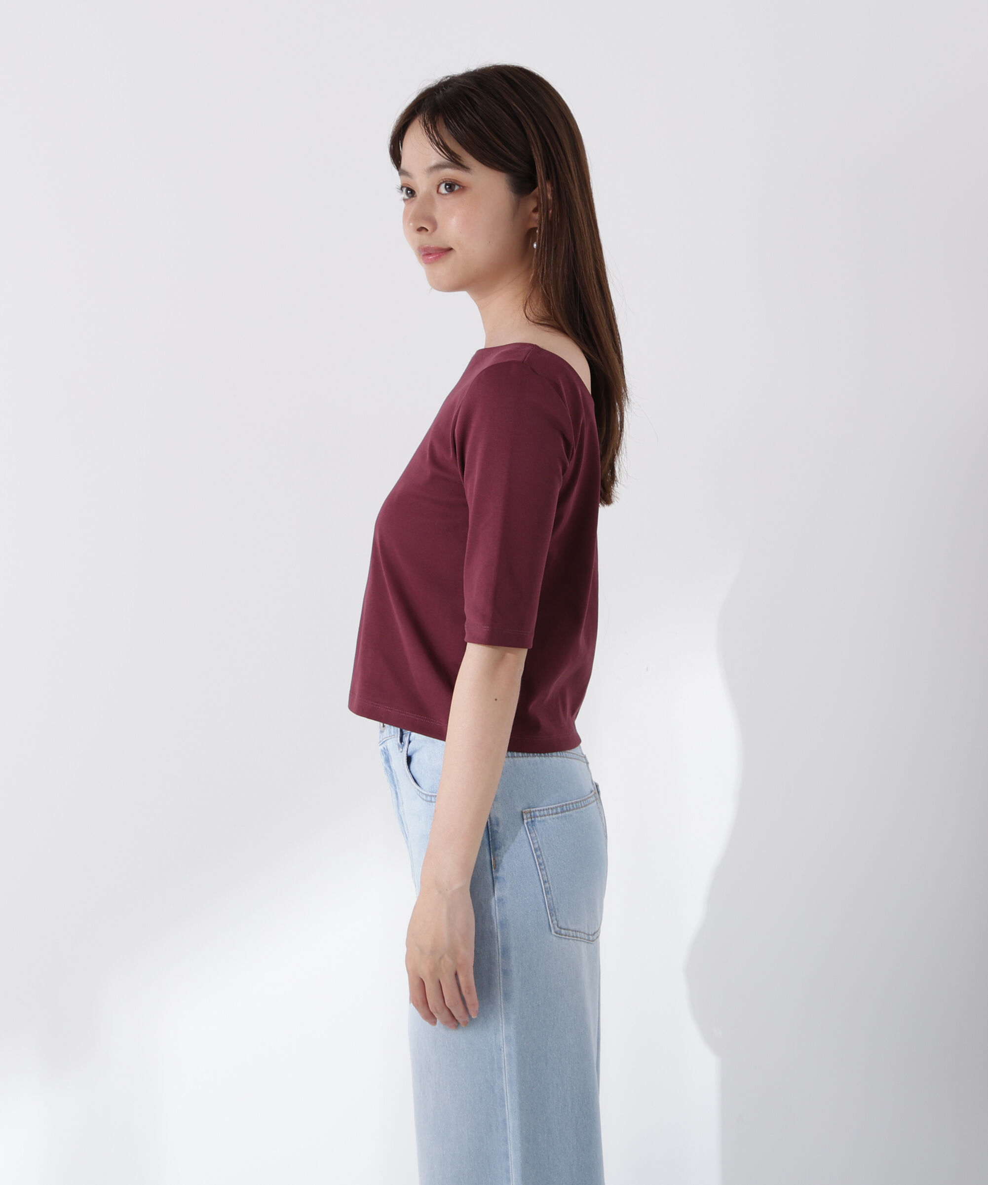 PROPORTION BODY DRESSING「前後2wayフライスTシャツ」|Tシャツ・カットソー|