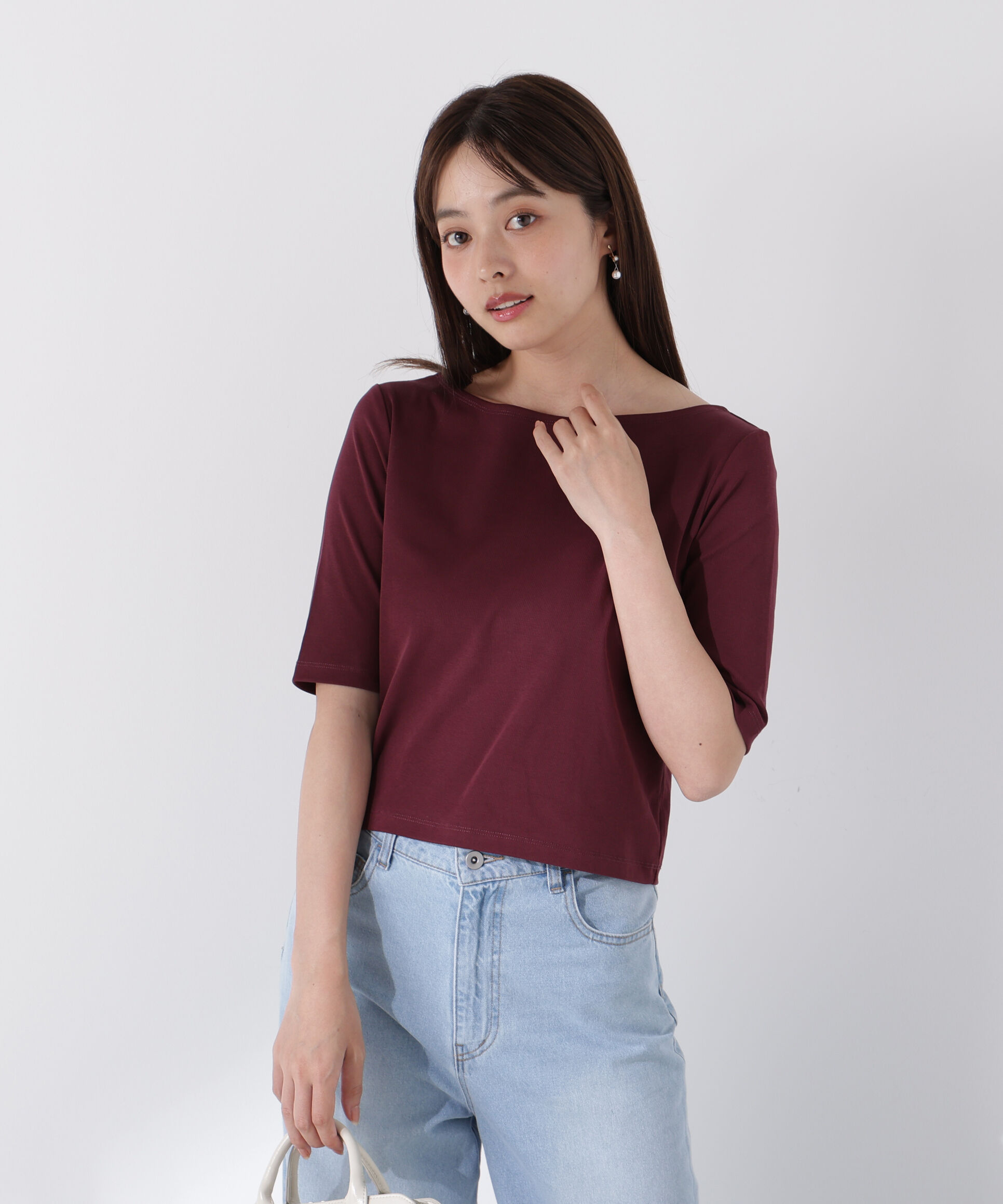 PROPORTION BODY DRESSING「前後2wayフライスTシャツ」|Tシャツ・カットソー|