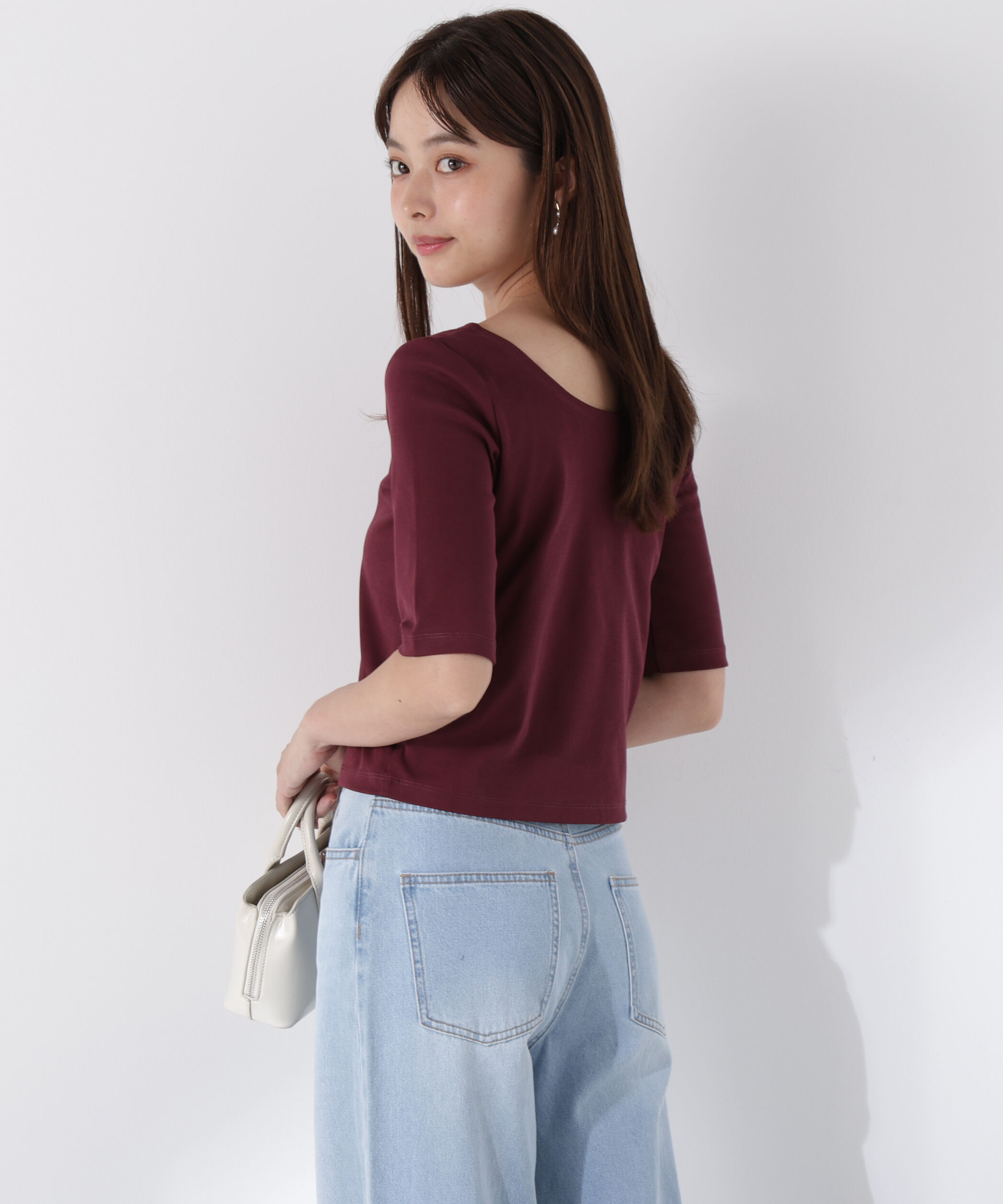 PROPORTION BODY DRESSING「前後2wayフライスTシャツ」|Tシャツ・カットソー|