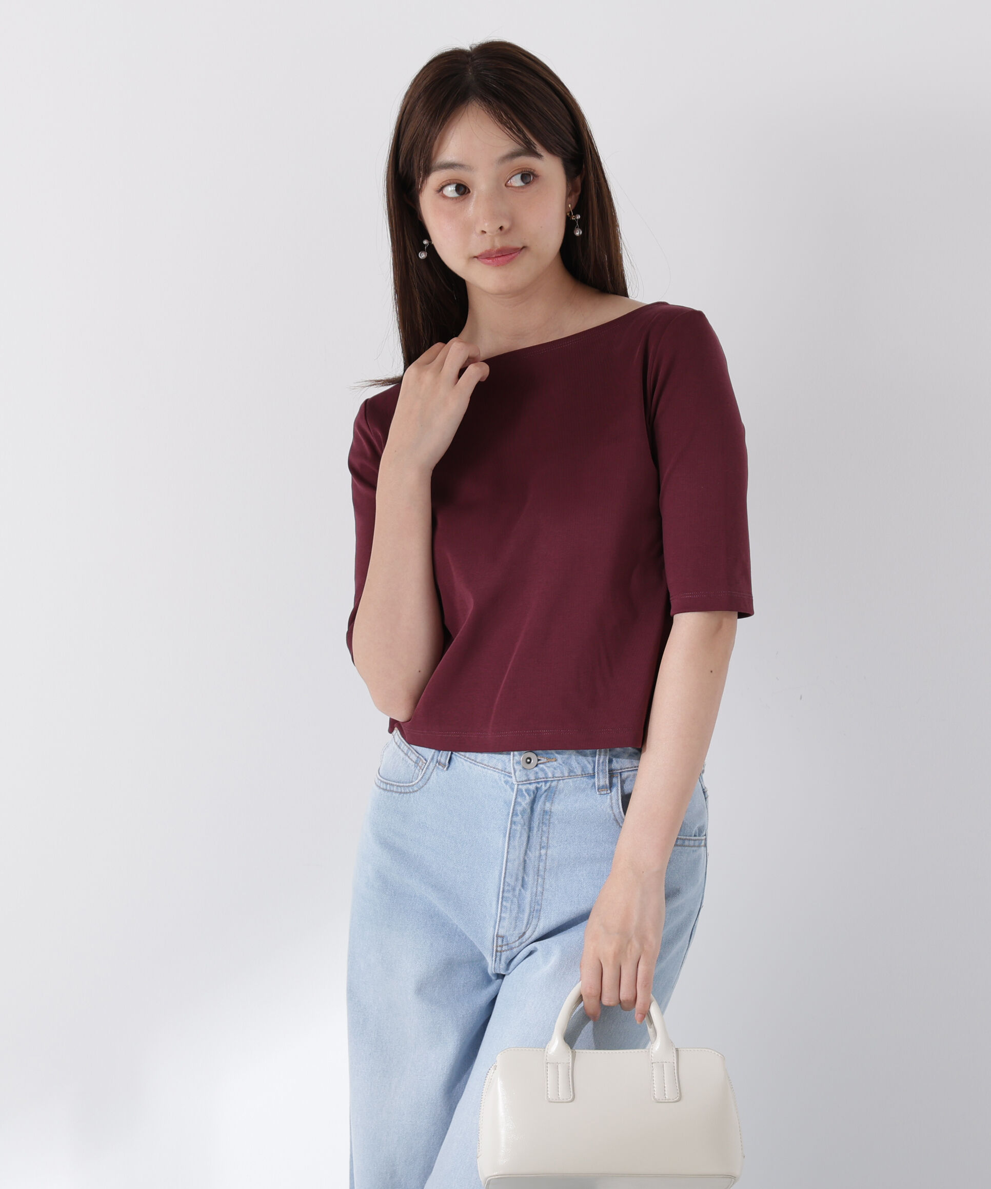 PROPORTION BODY DRESSING「前後2wayフライスTシャツ」|Tシャツ・カットソー|