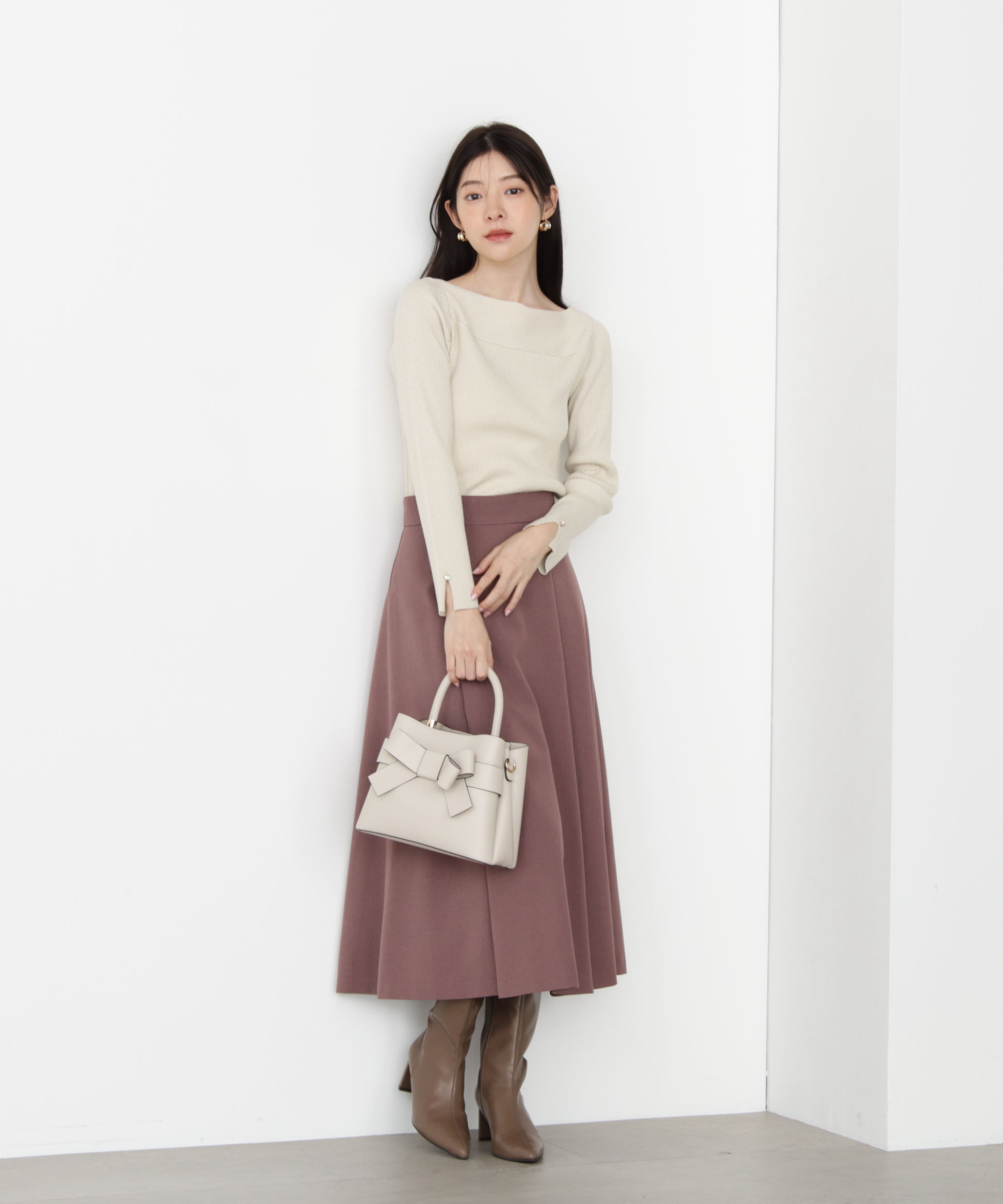 PROPORTION BODY DRESSING「オータムフレアスカート 25AW 」|スカート|