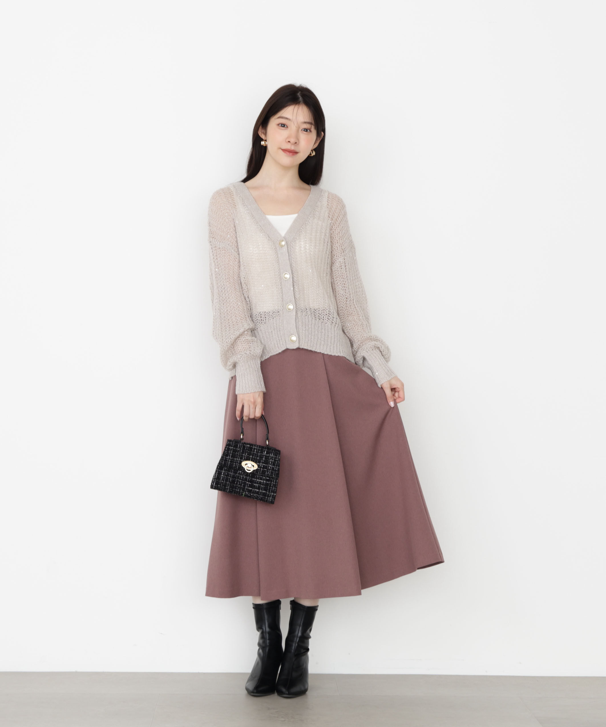 PROPORTION BODY DRESSING「オータムフレアスカート 25AW 」|スカート|