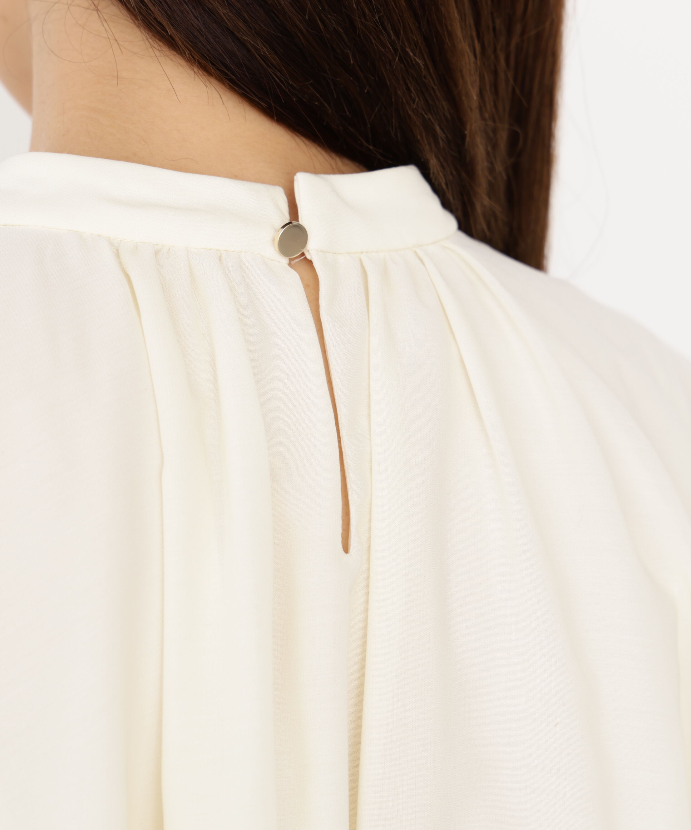 PROPORTION BODY DRESSING「＜ウォッシャブル＞ヘムフレアブラウス 25AW」|シャツ・ブラウス|