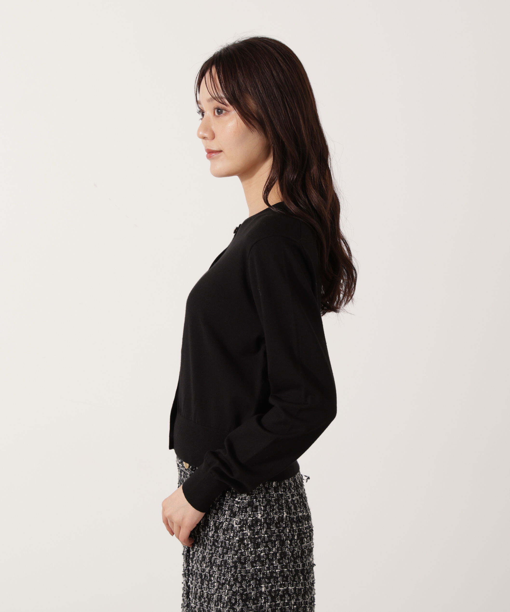 PROPORTION BODY DRESSING「＜ウォッシャブル＞キラ釦カーディガン」|カーディガン|