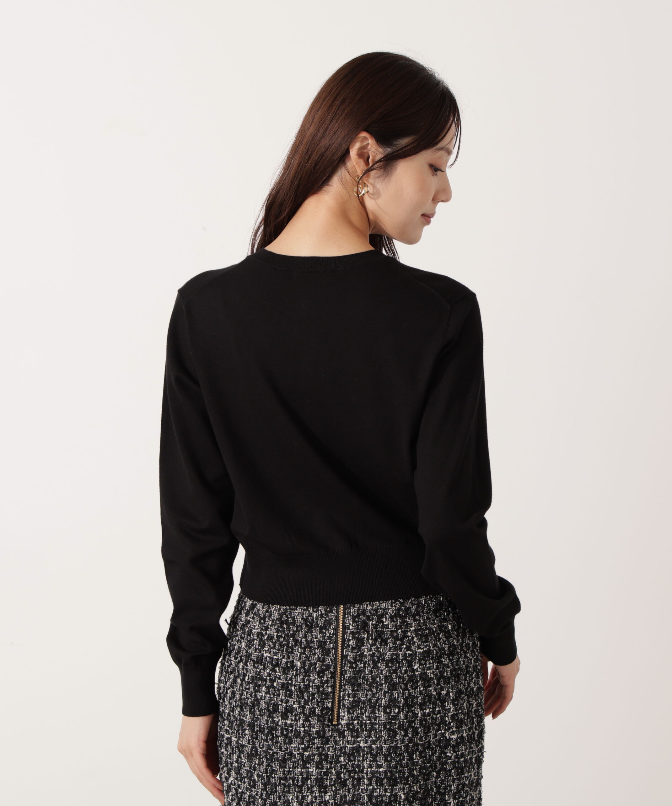 PROPORTION BODY DRESSING「＜ウォッシャブル＞キラ釦カーディガン」|カーディガン|