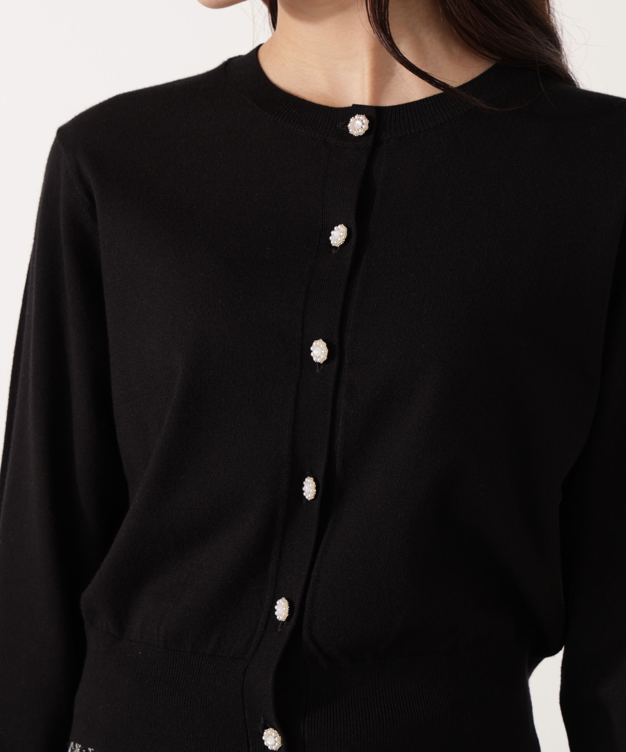 PROPORTION BODY DRESSING「＜ウォッシャブル＞キラ釦カーディガン」|カーディガン|