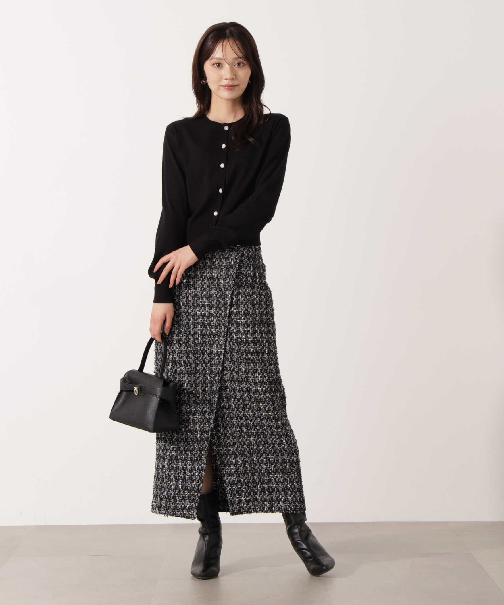 PROPORTION BODY DRESSING「＜ウォッシャブル＞キラ釦カーディガン」|カーディガン|