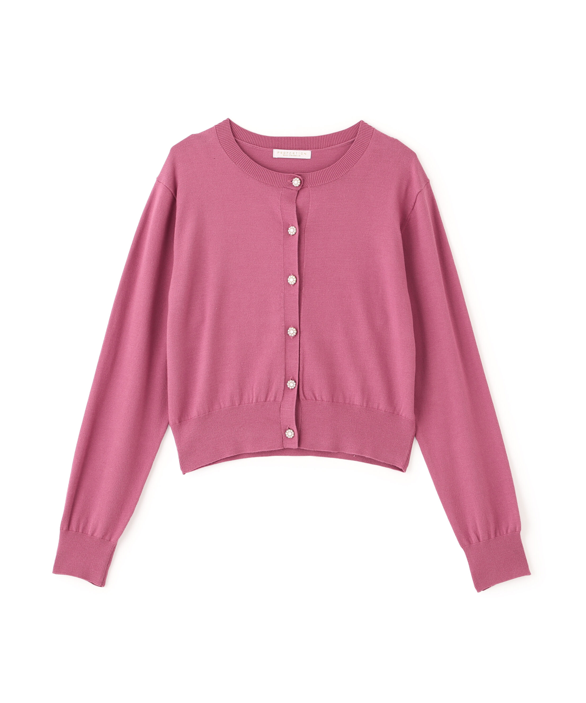 PROPORTION BODY DRESSING「＜ウォッシャブル＞キラ釦カーディガン」|カーディガン|