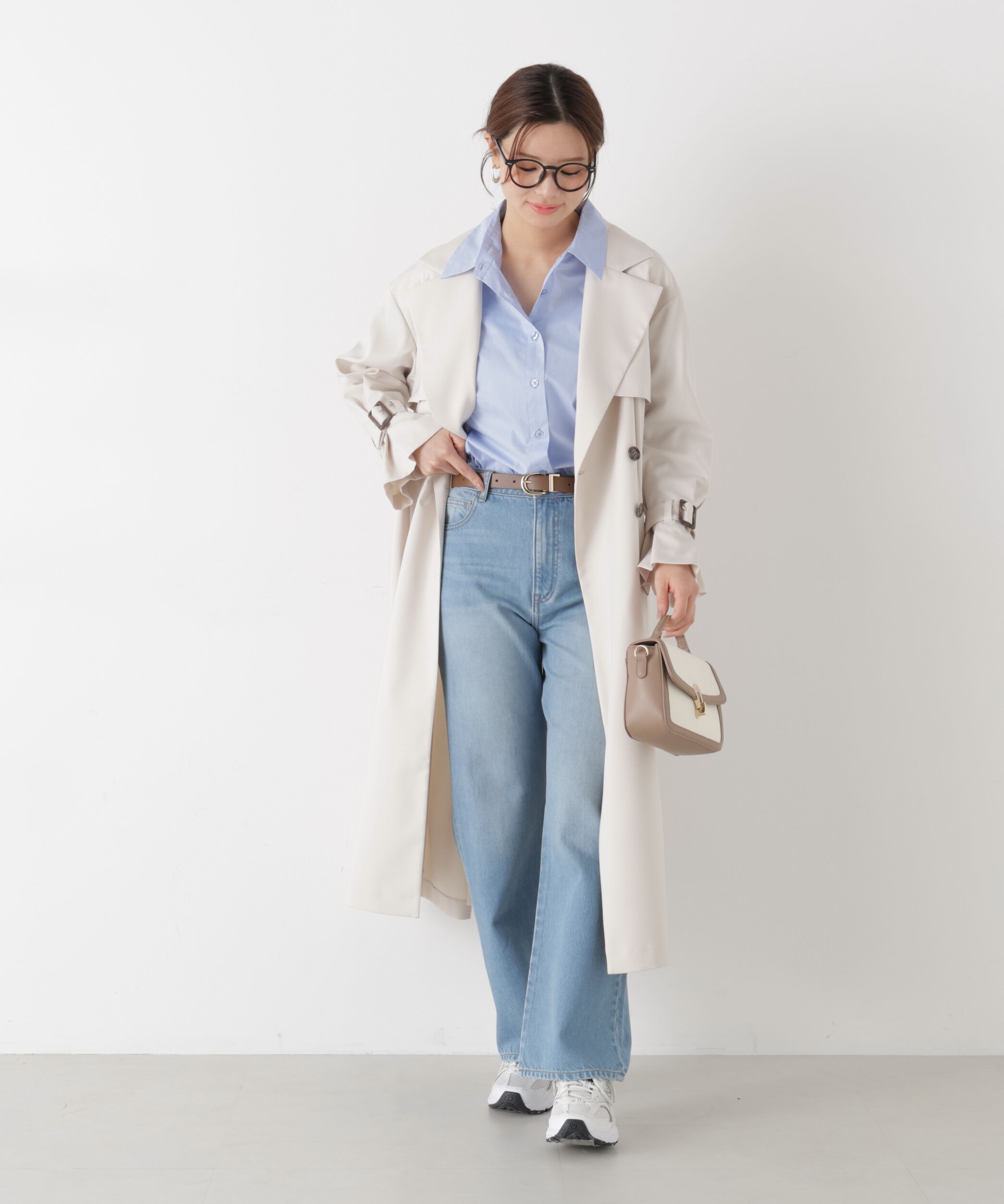 PROPORTION BODY DRESSING「〈a/mie〉オーバーシャツ　26SS」|シャツ・ブラウス|