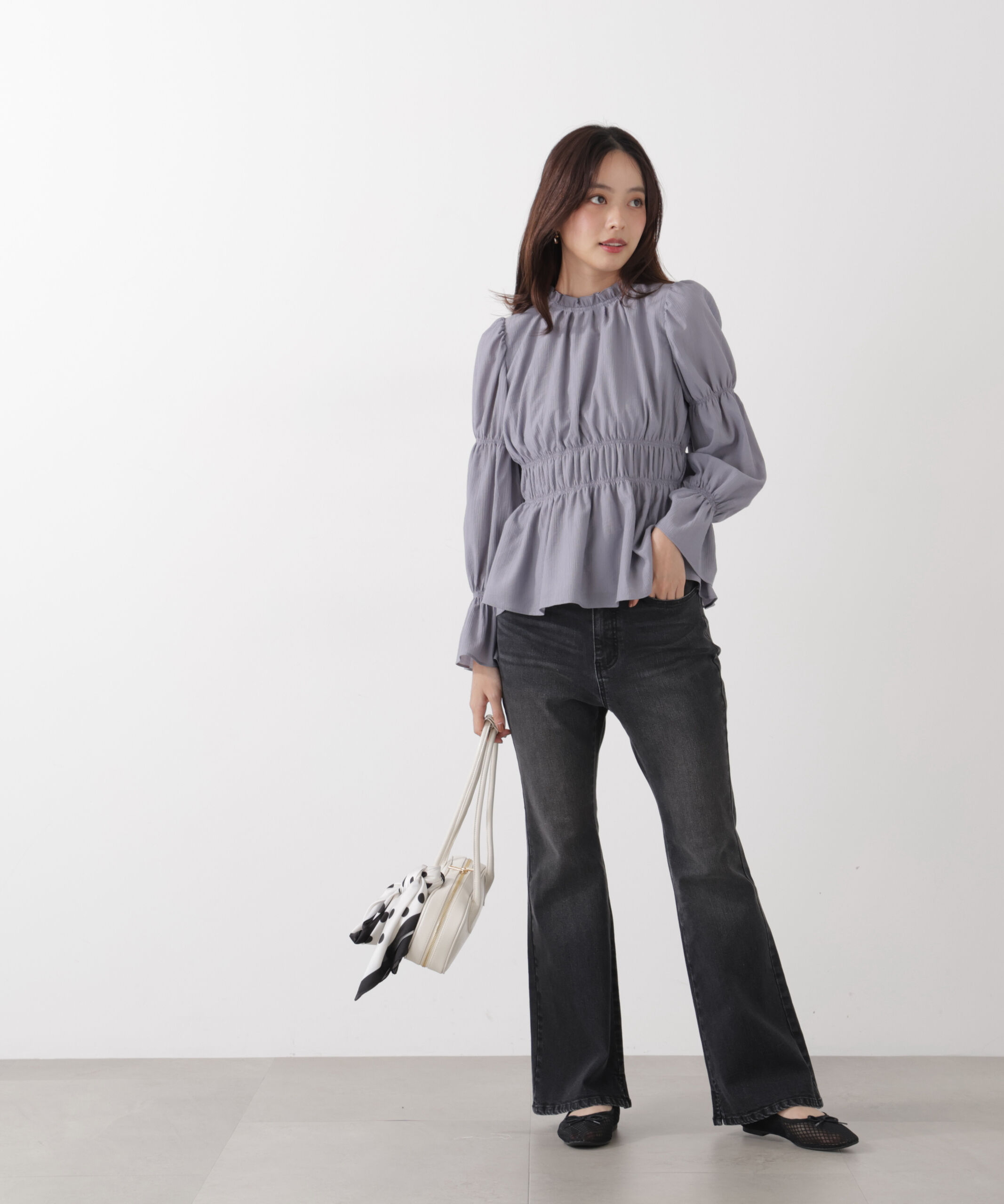 PROPORTION BODY DRESSING「〈a/mie〉フレアデニムパンツ　26SS」|その他|