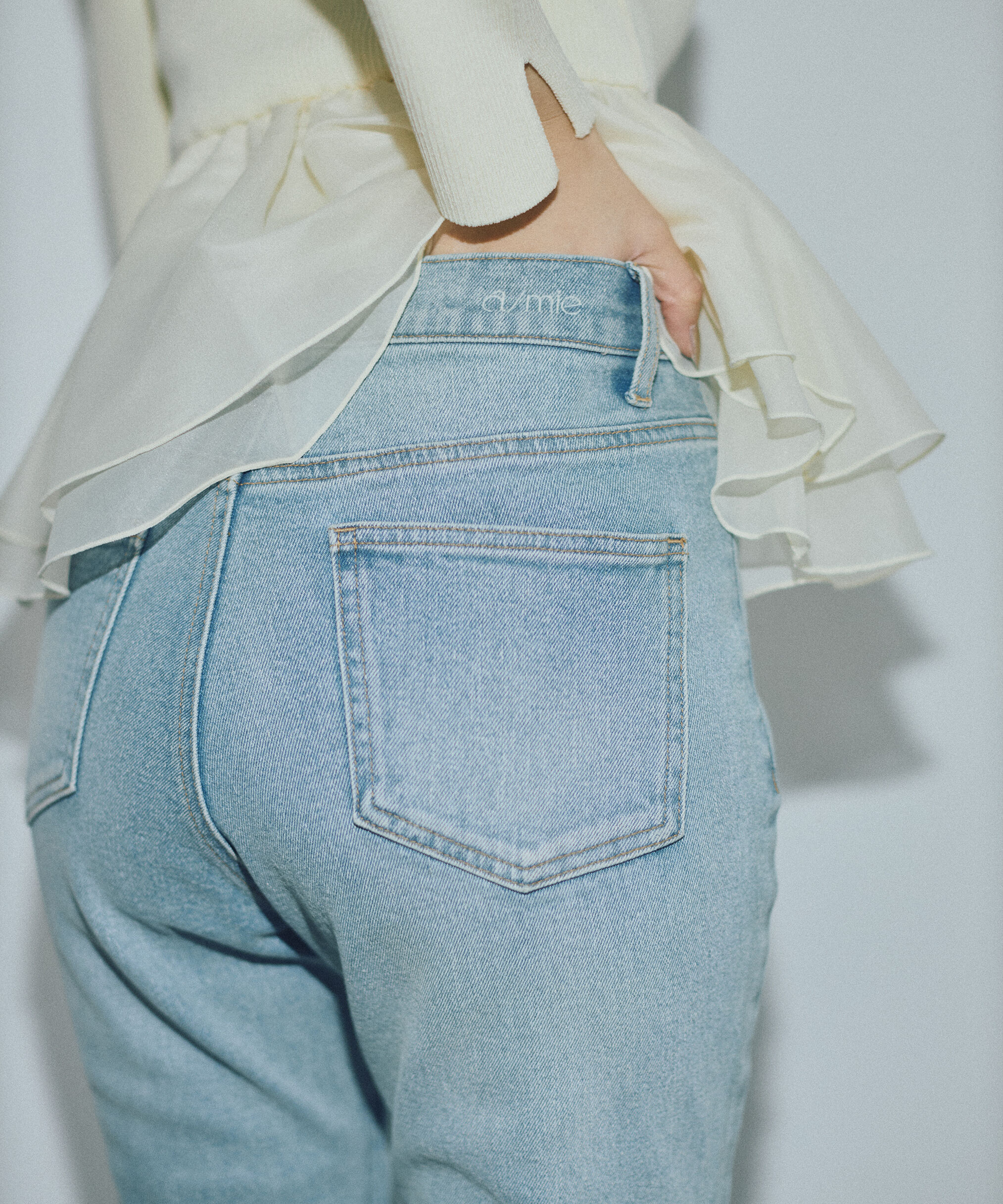 PROPORTION BODY DRESSING「〈a/mie〉フレアデニムパンツ　26SS」|その他|