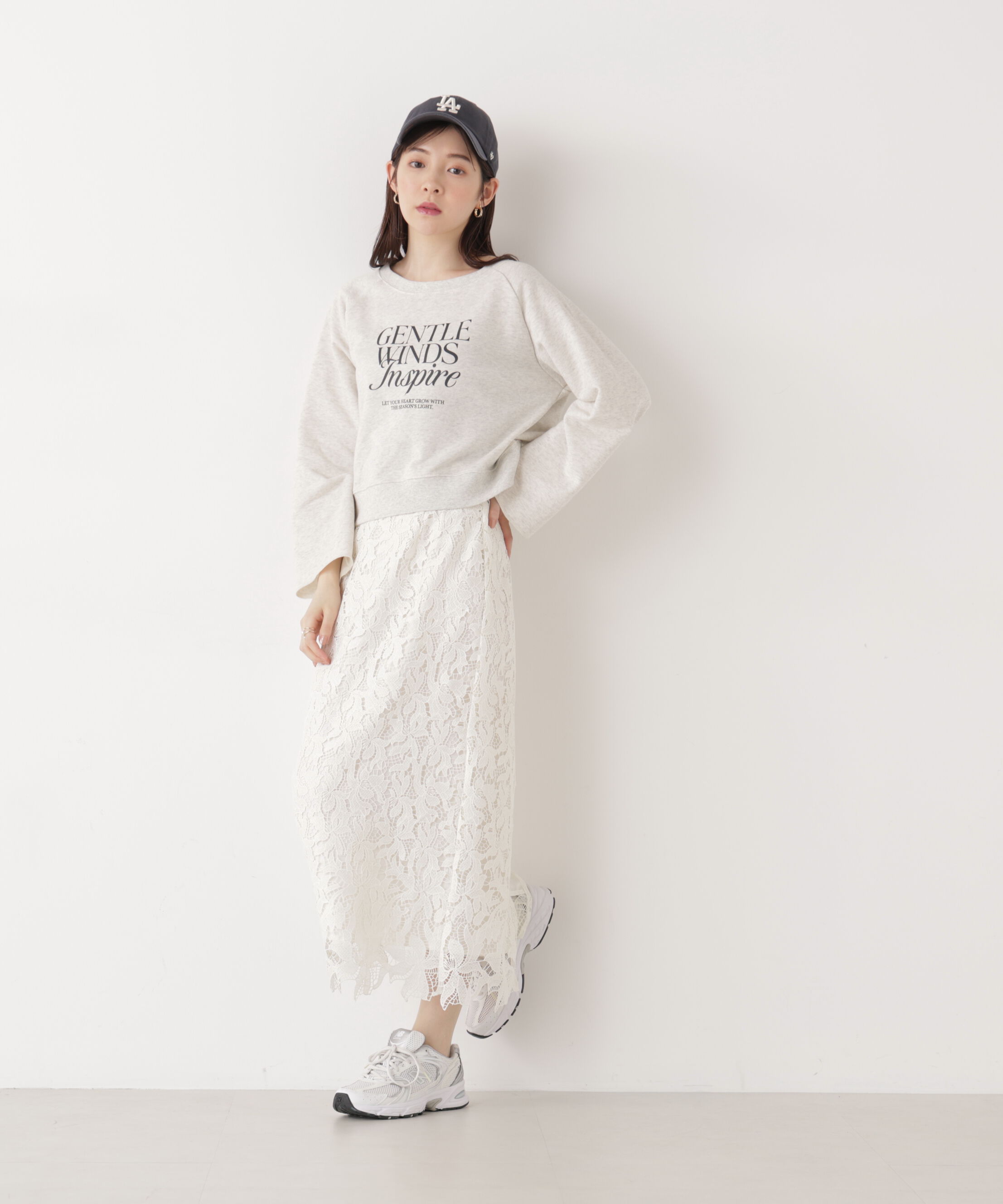 PROPORTION BODY DRESSING「レースタイトスカート　26SS」|スカート|