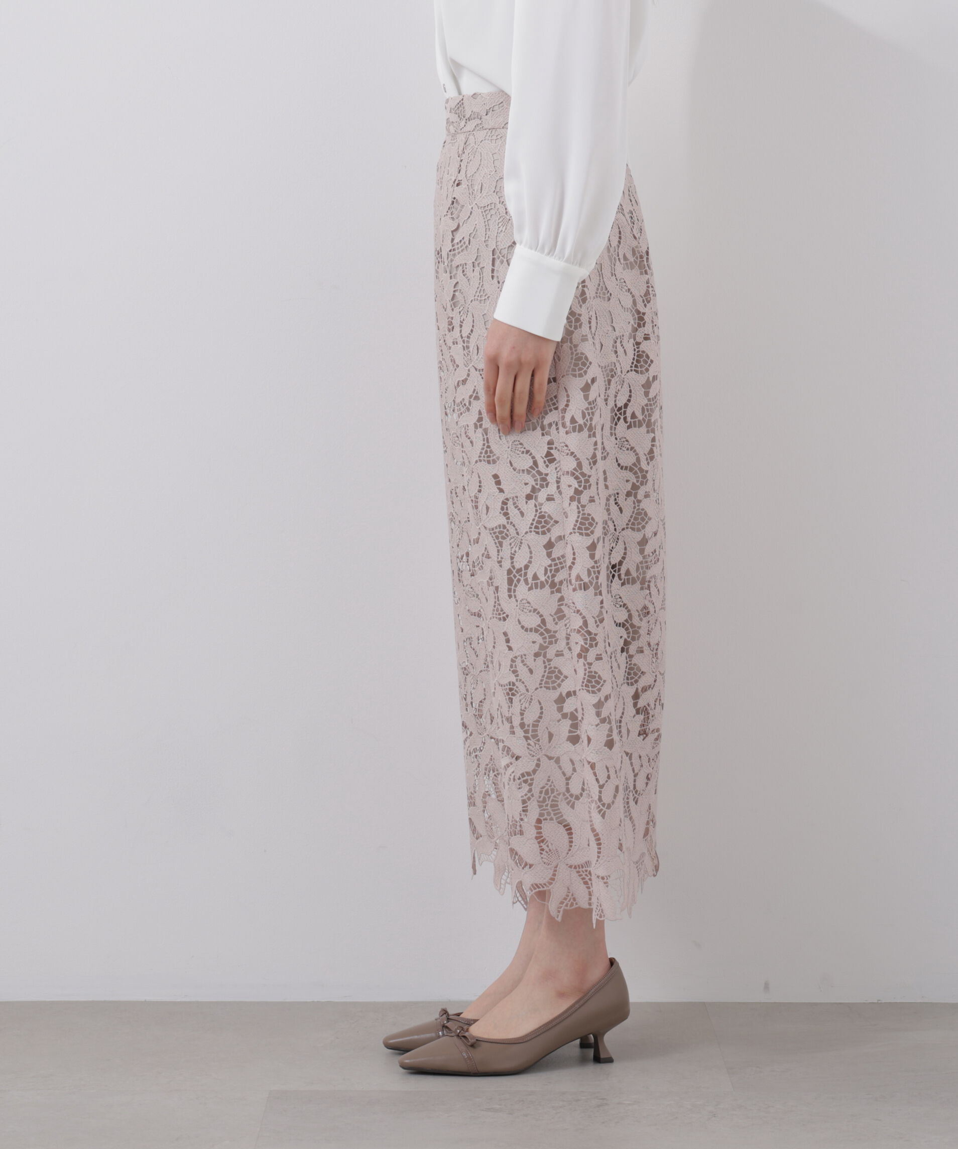 PROPORTION BODY DRESSING「レースタイトスカート　26SS」|スカート|